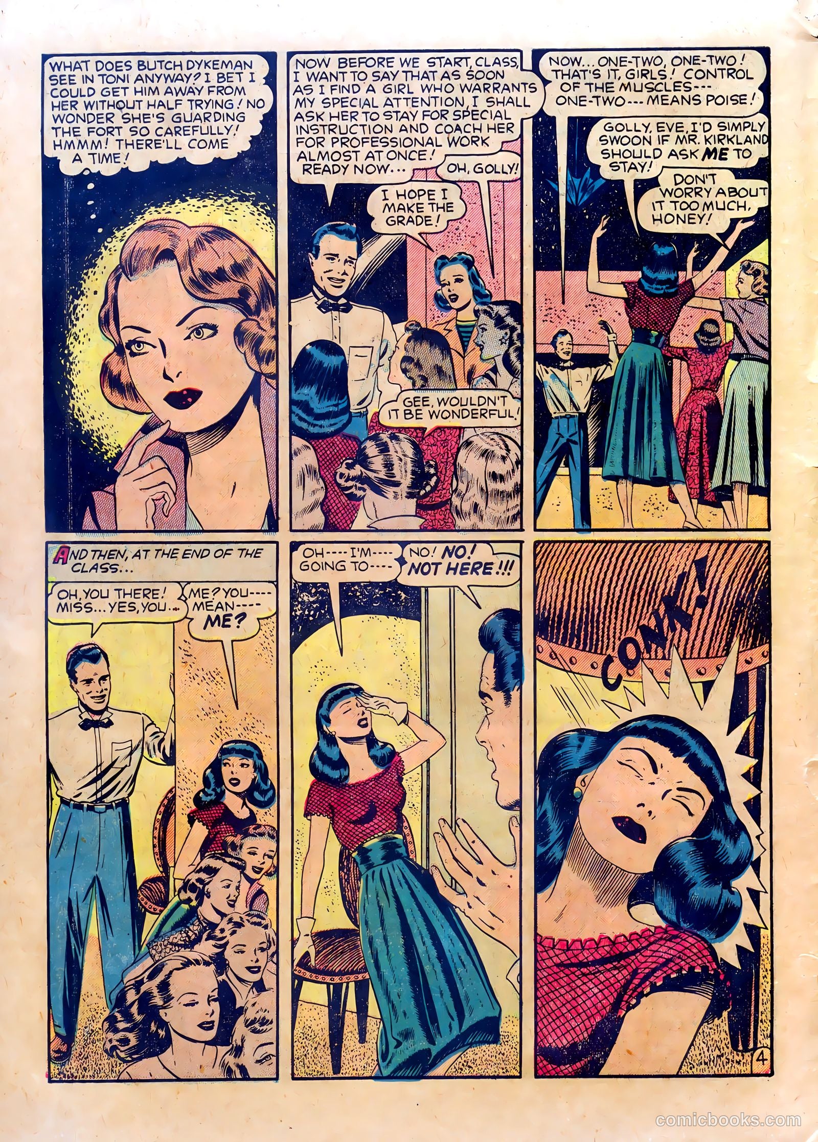 School-Day Romances #1 (1949) — page 6 of 36