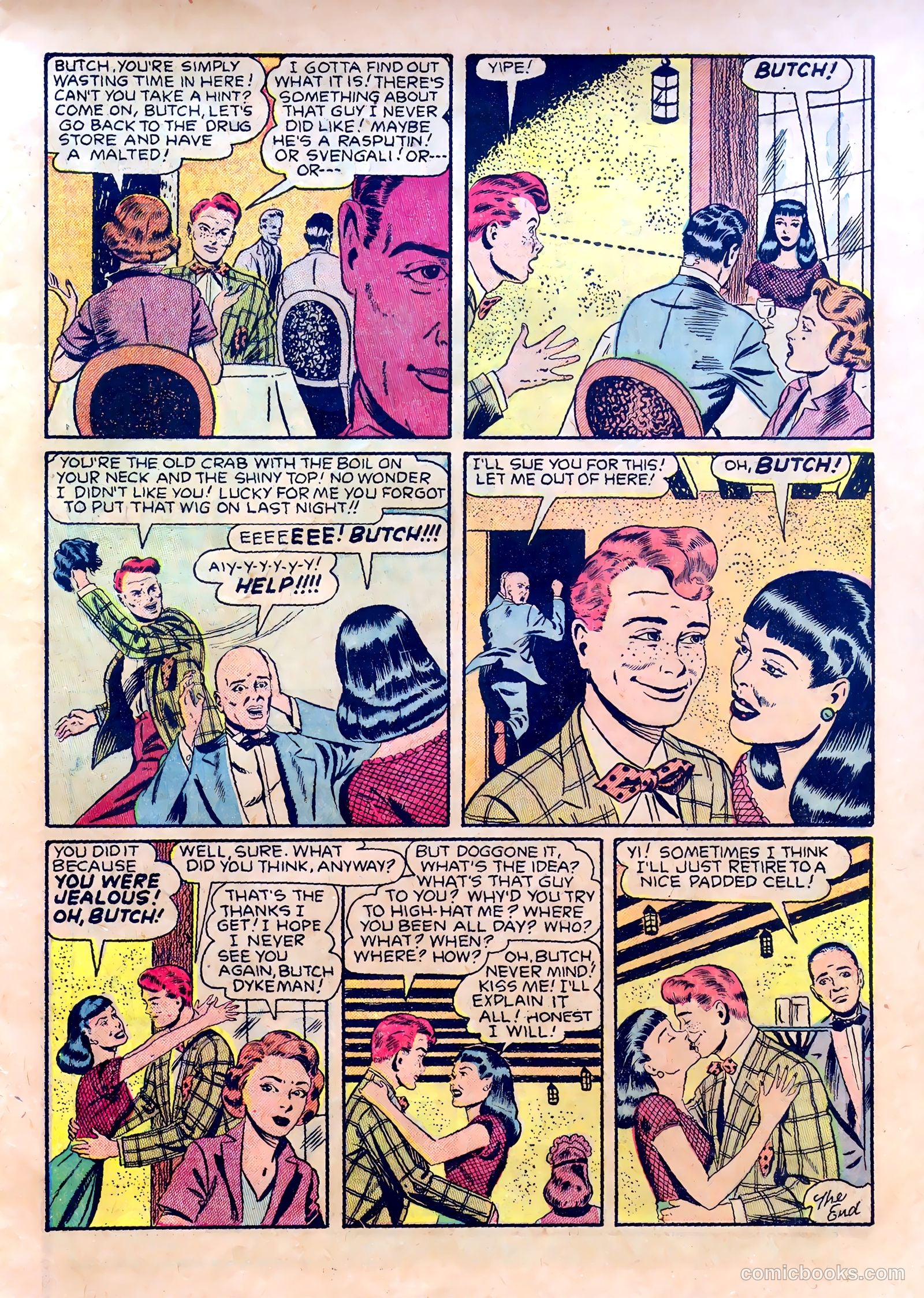 School-Day Romances #1 (1949) — page 9 of 36