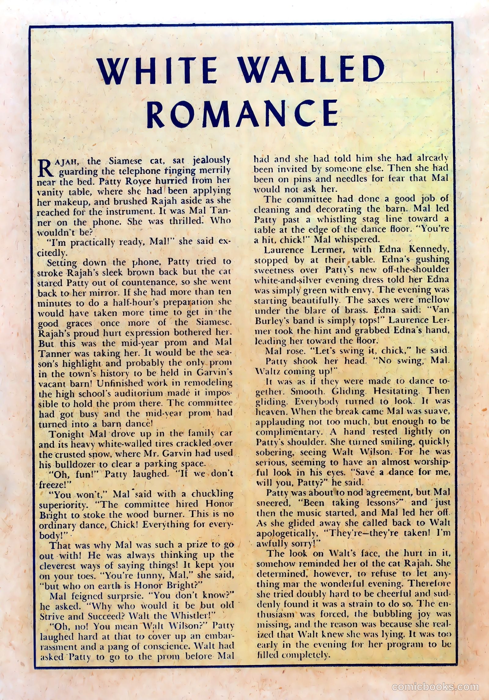 School-Day Romances #1 (1949) — page 18 of 36