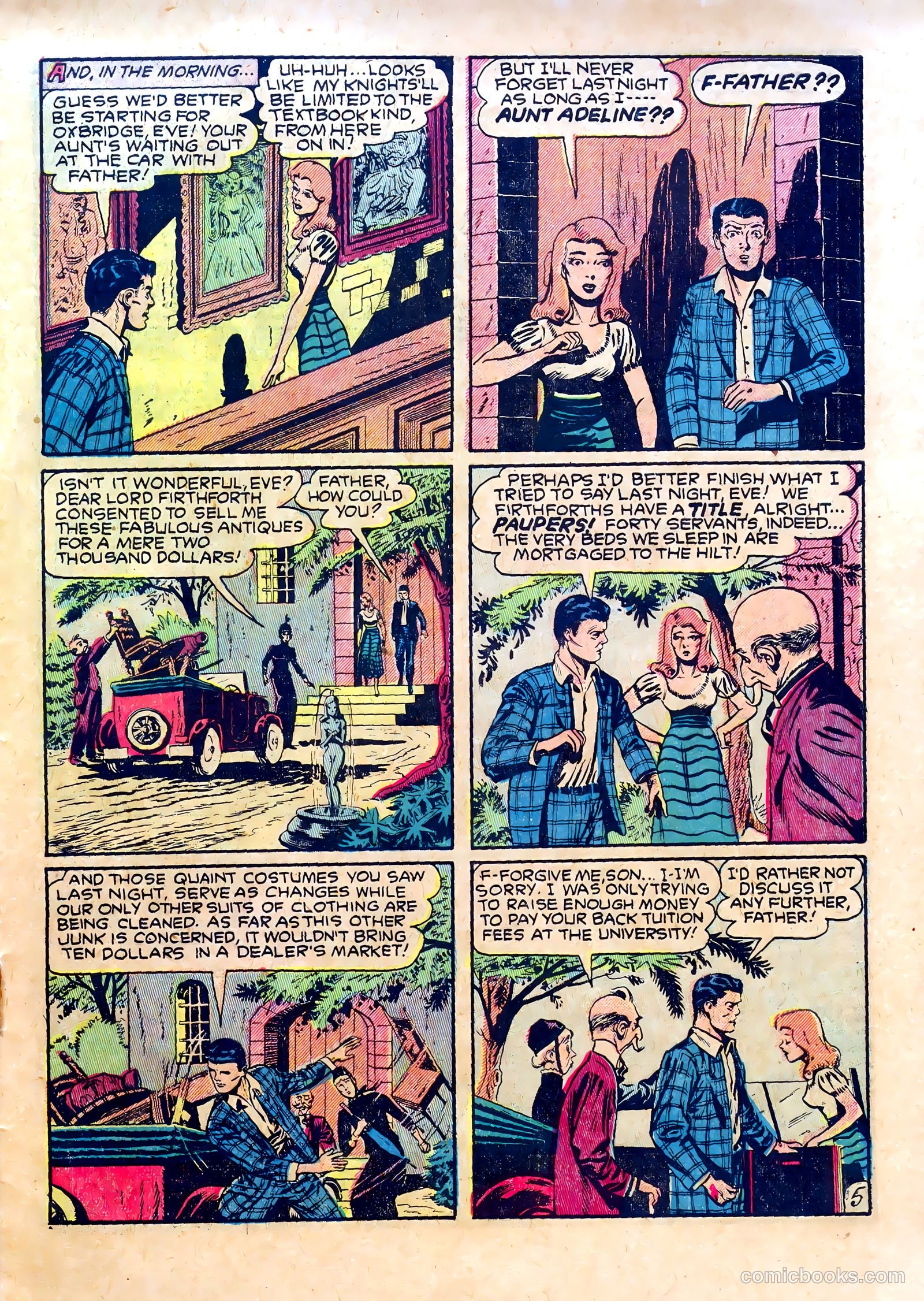 School-Day Romances #1 (1949) — page 31 of 36