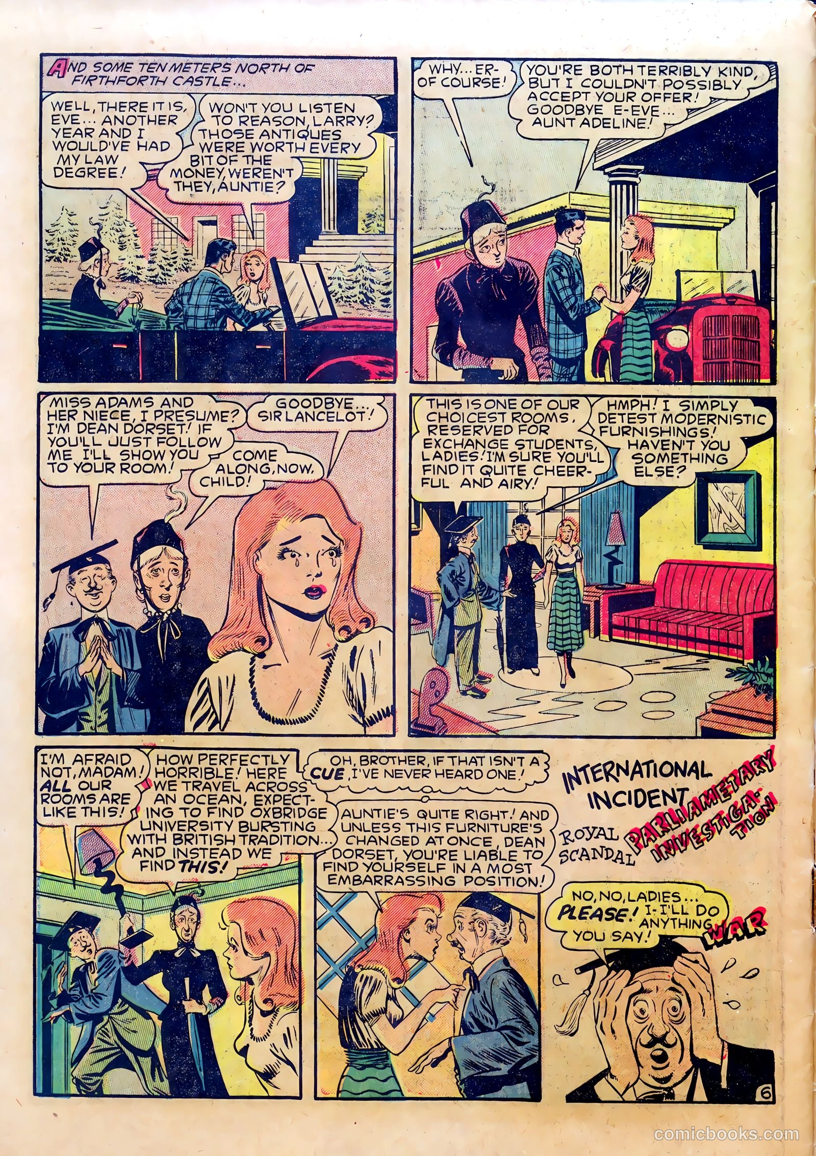 School-Day Romances #1 (1949) — page 32 of 36