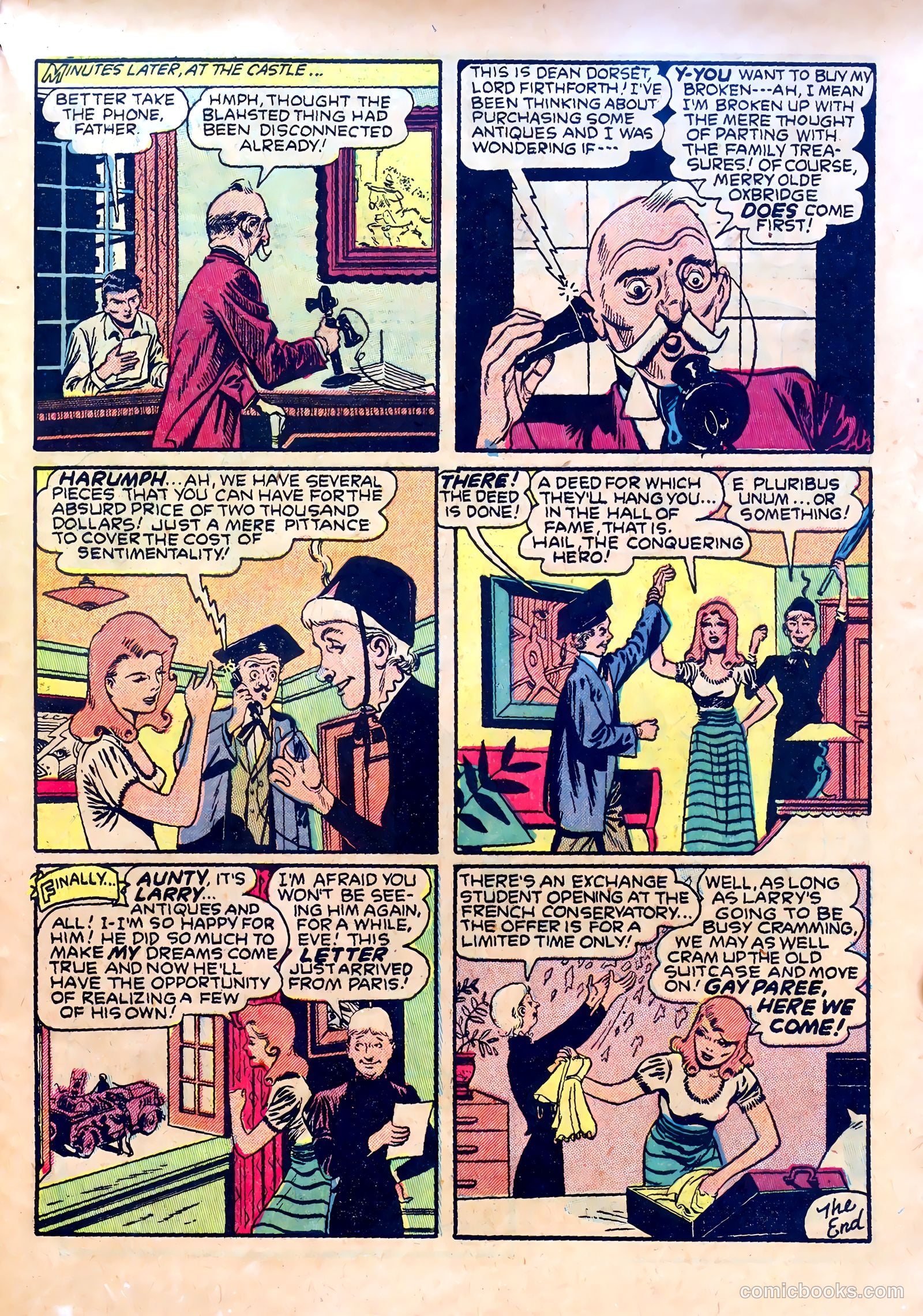 School-Day Romances #1 (1949) — page 33 of 36