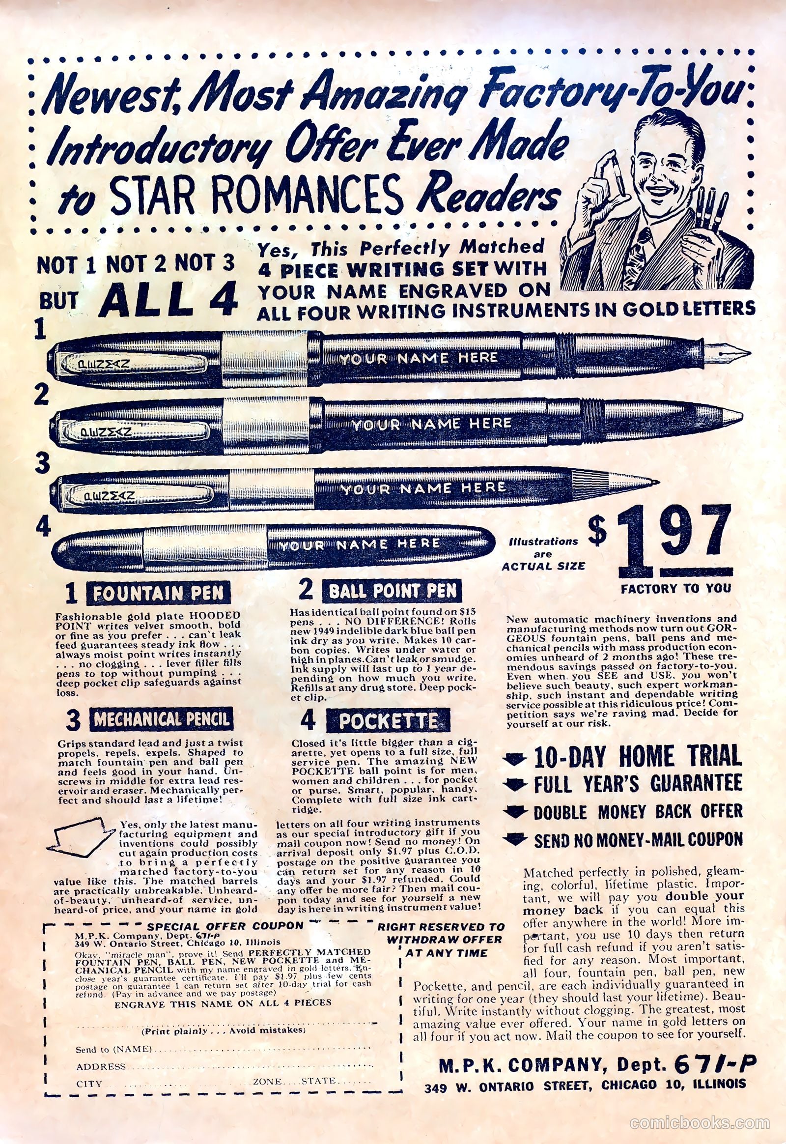 School-Day Romances #1 (1949) — page 35 of 36