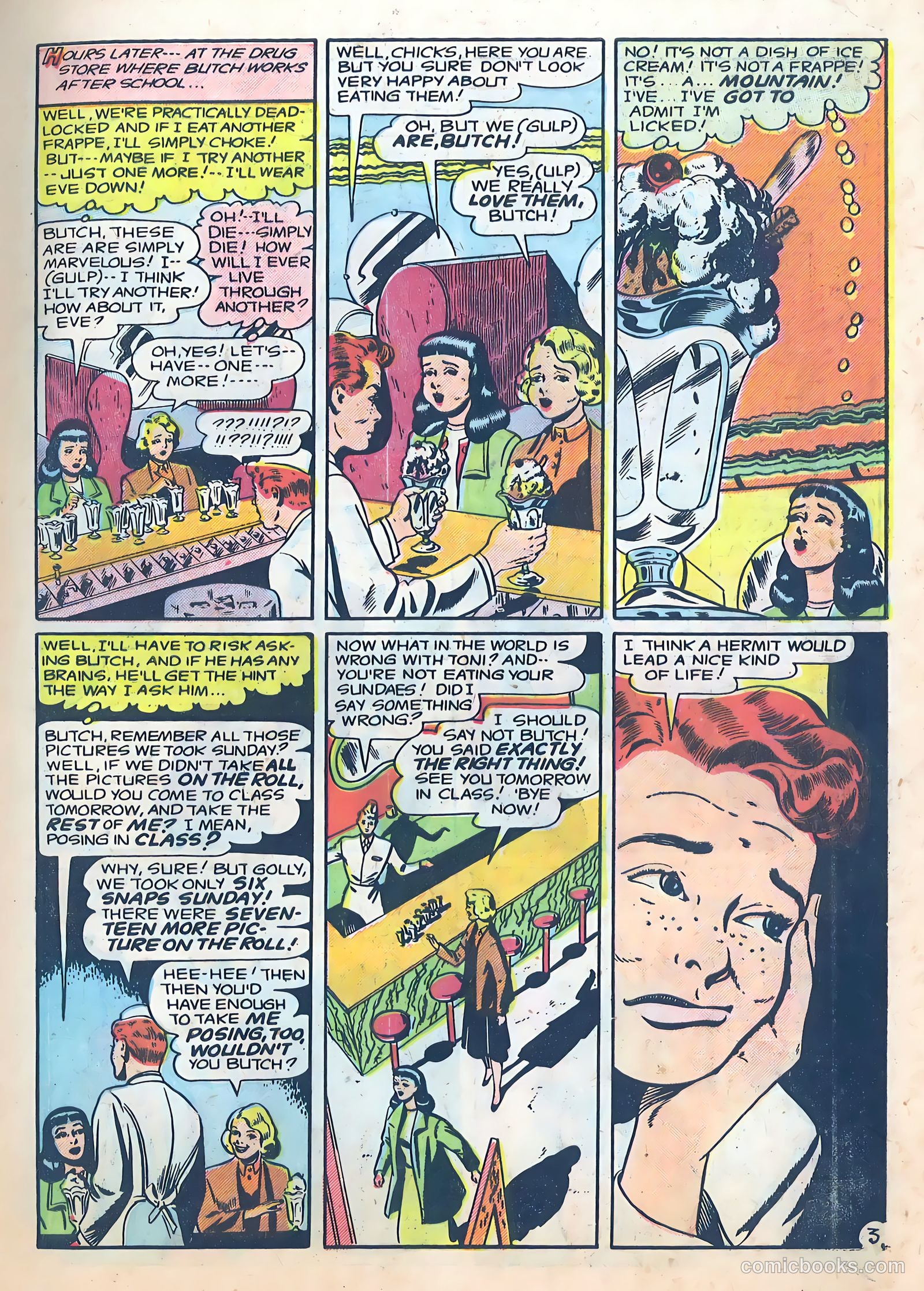 School-Day Romances #2 (1949) — page 5 of 36