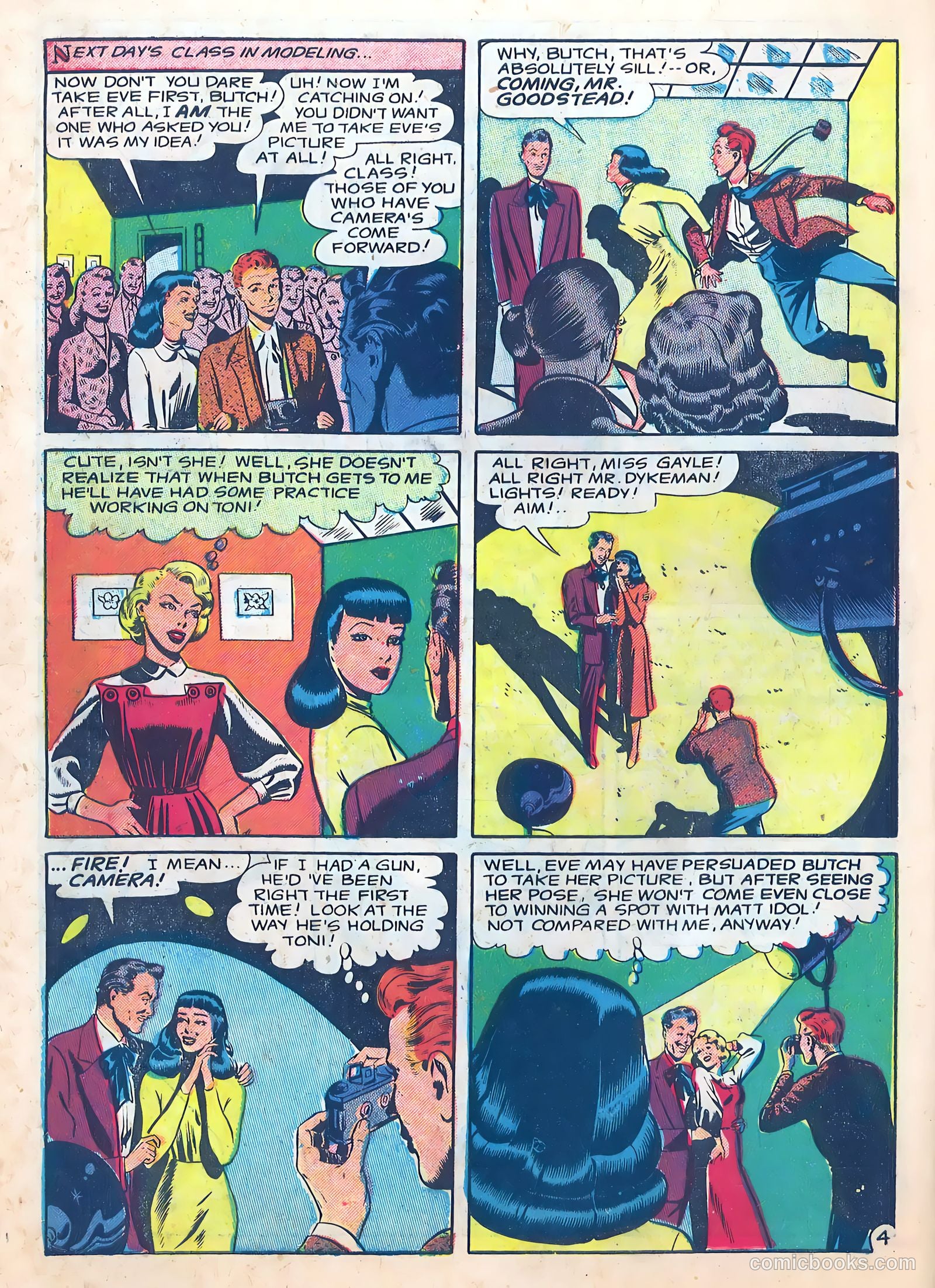School-Day Romances #2 (1949) — page 6 of 36