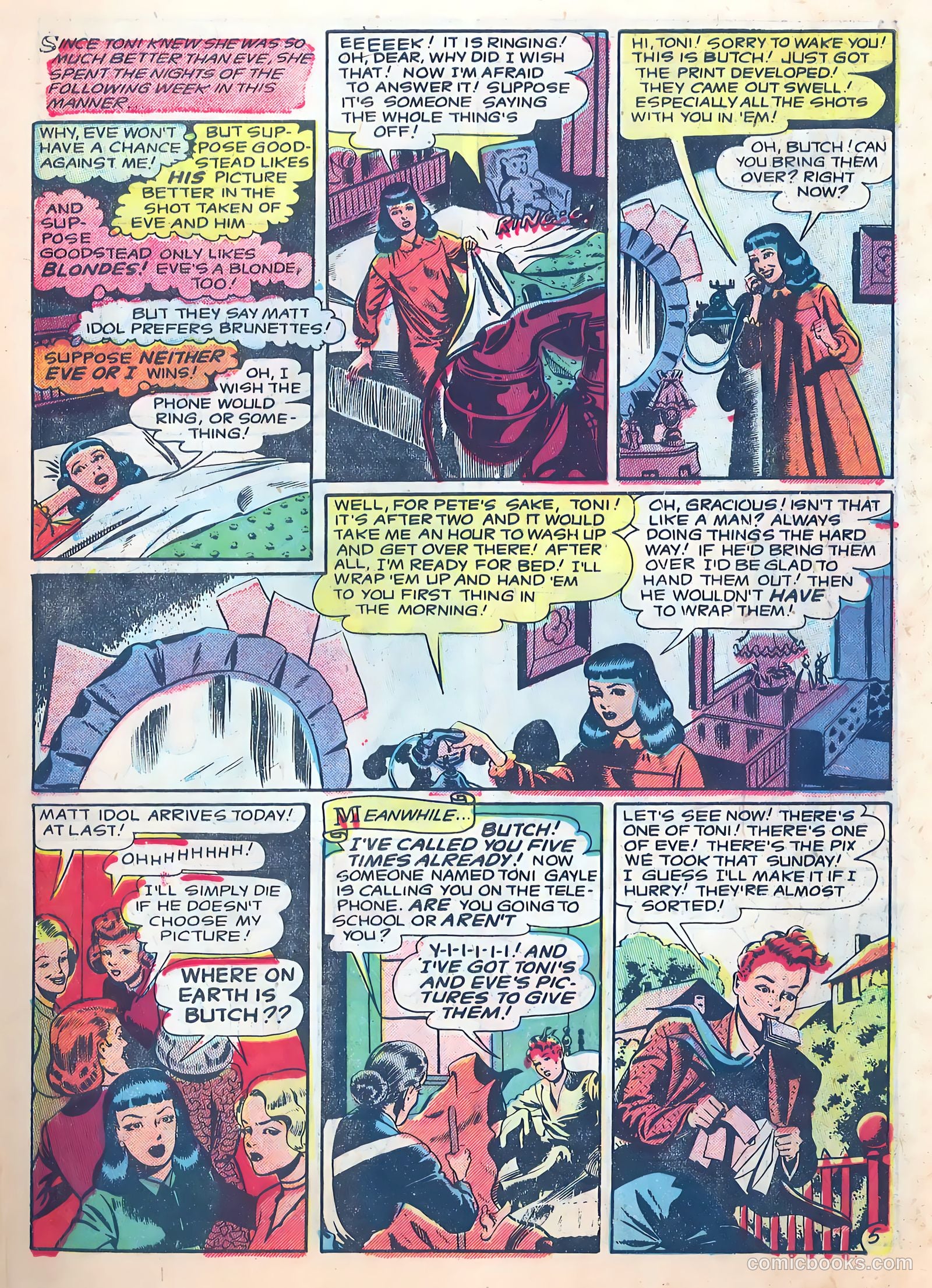 School-Day Romances #2 (1949) — page 7 of 36