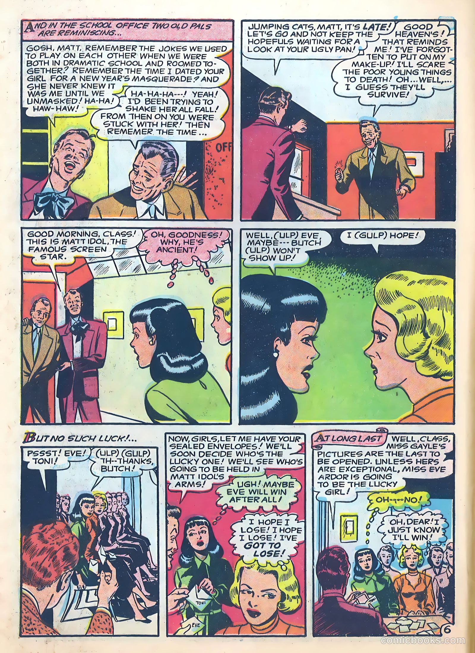 School-Day Romances #2 (1949) — page 8 of 36