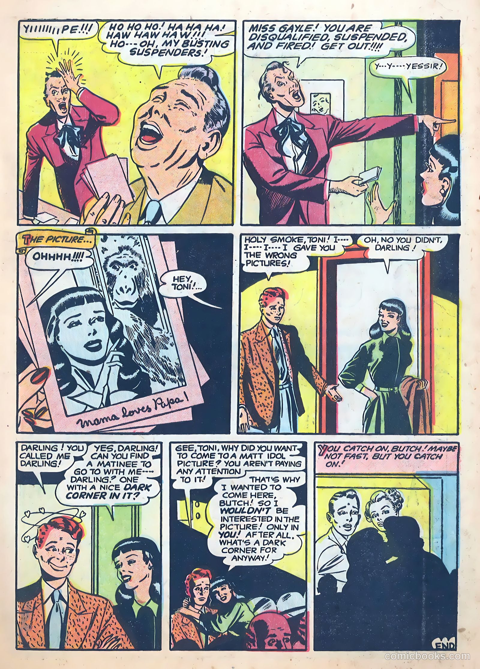 School-Day Romances #2 (1949) — page 9 of 36