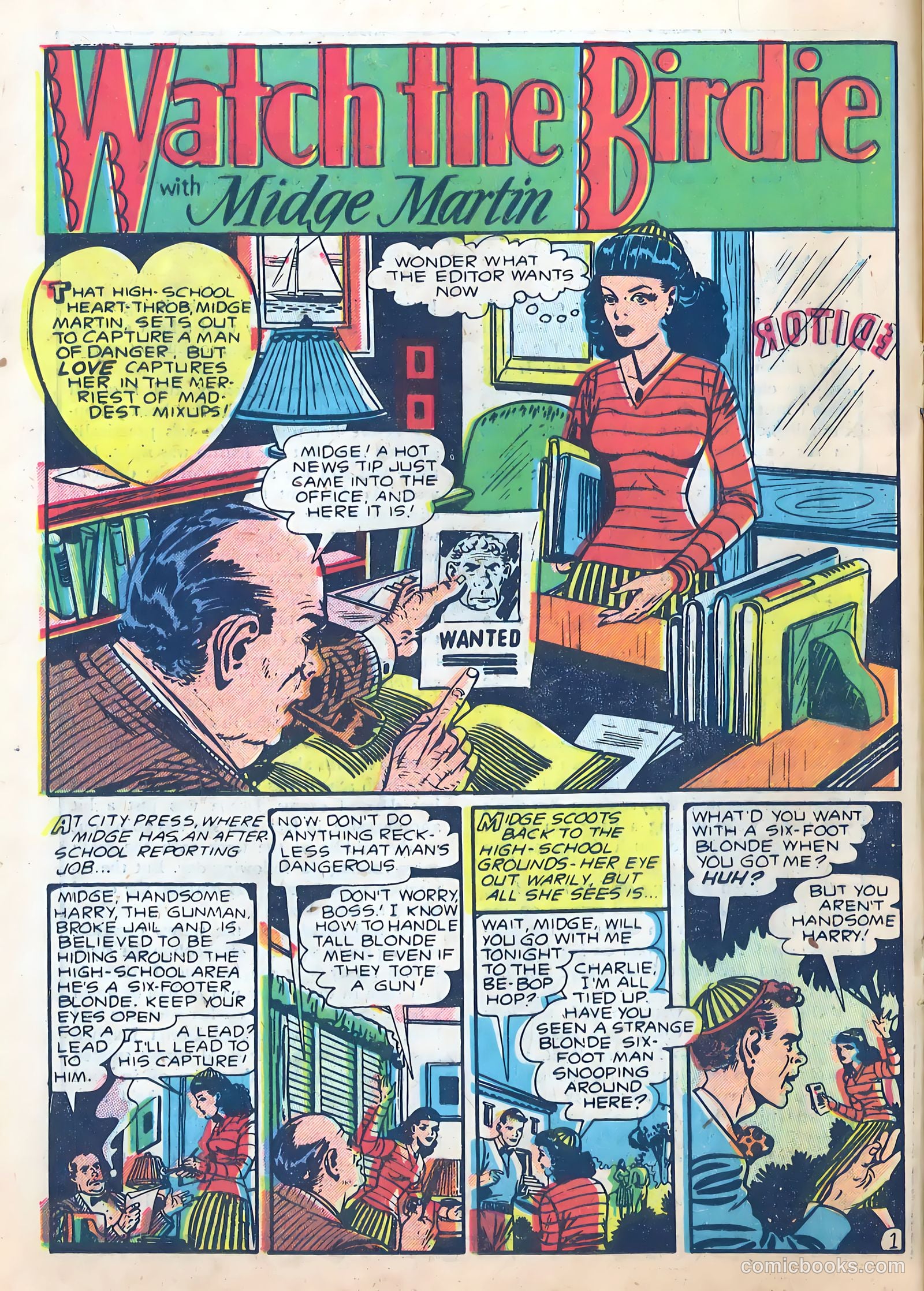 School-Day Romances #2 (1949) — page 20 of 36