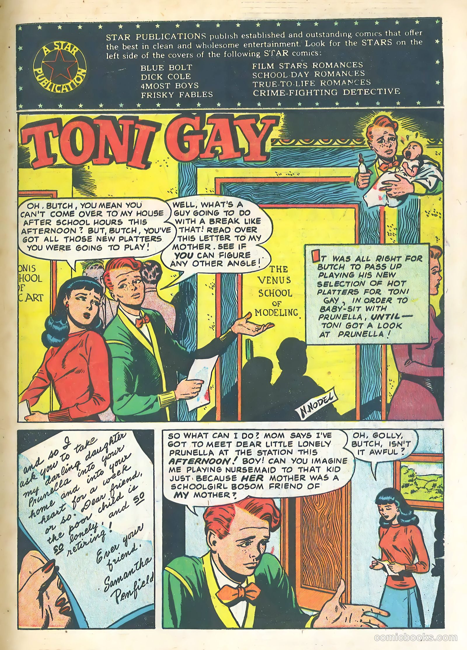 School-Day Romances #4 (1950) — page 3 of 36