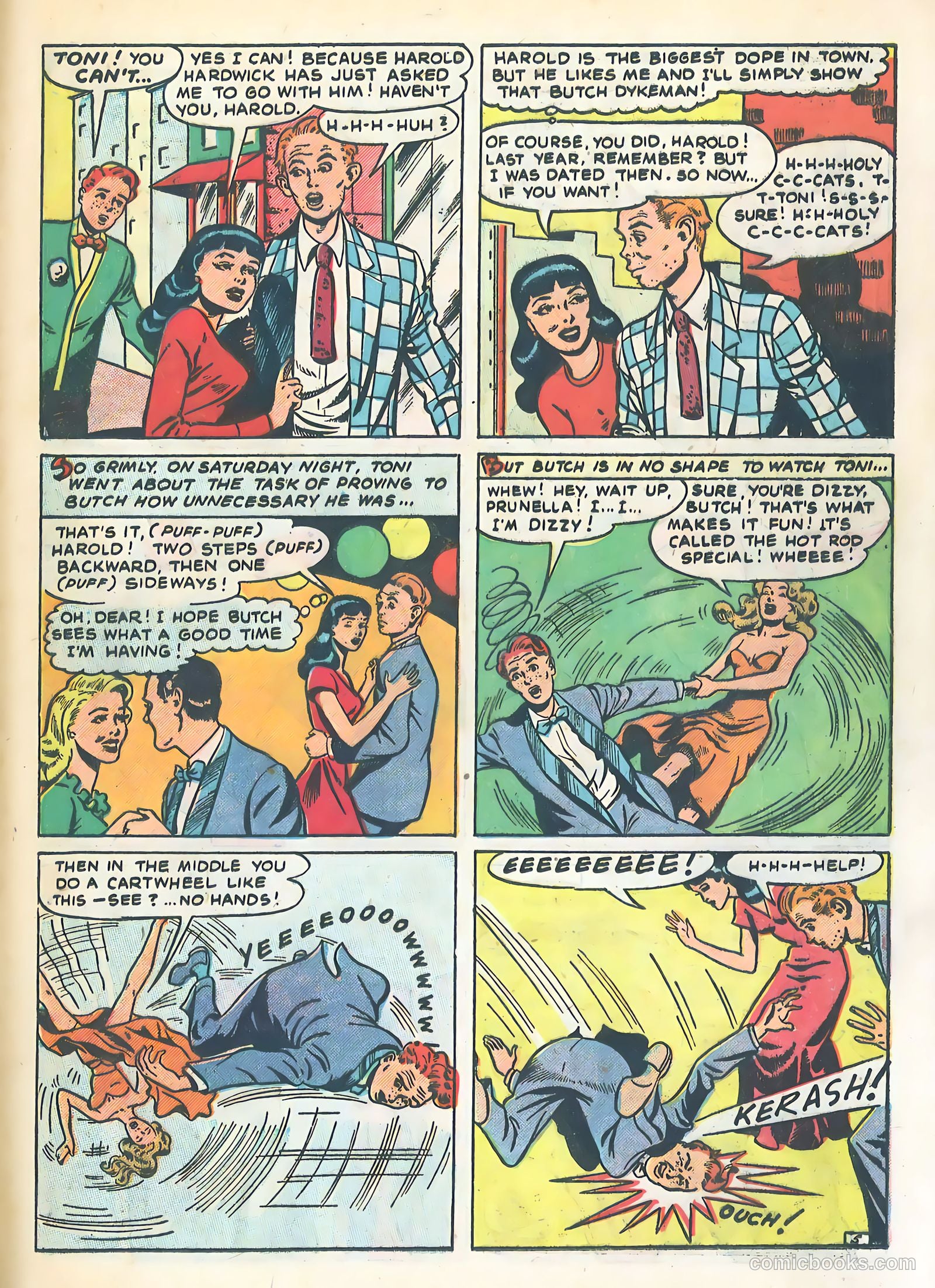 School-Day Romances #4 (1950) — page 7 of 36