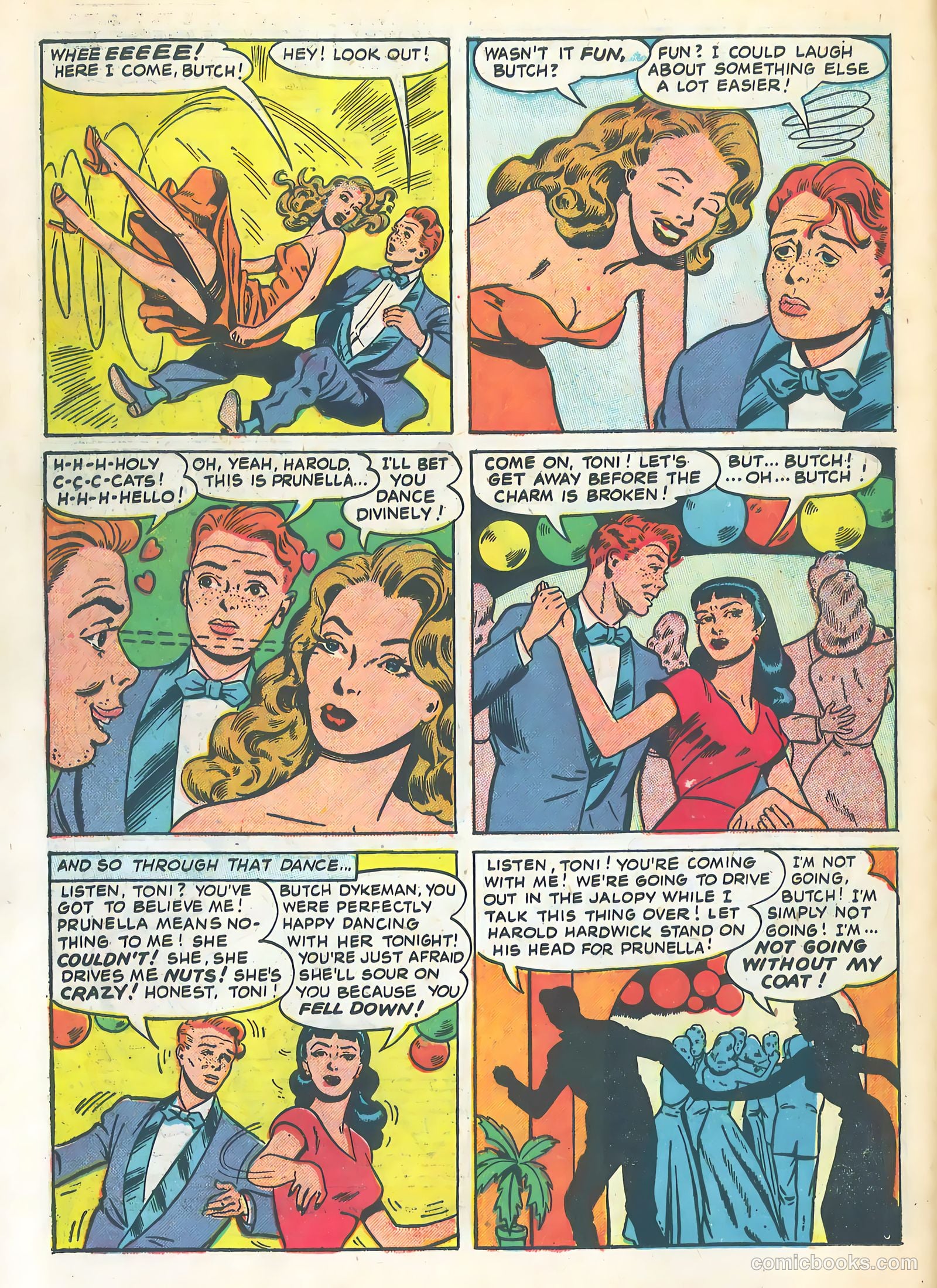 School-Day Romances #4 (1950) — page 8 of 36