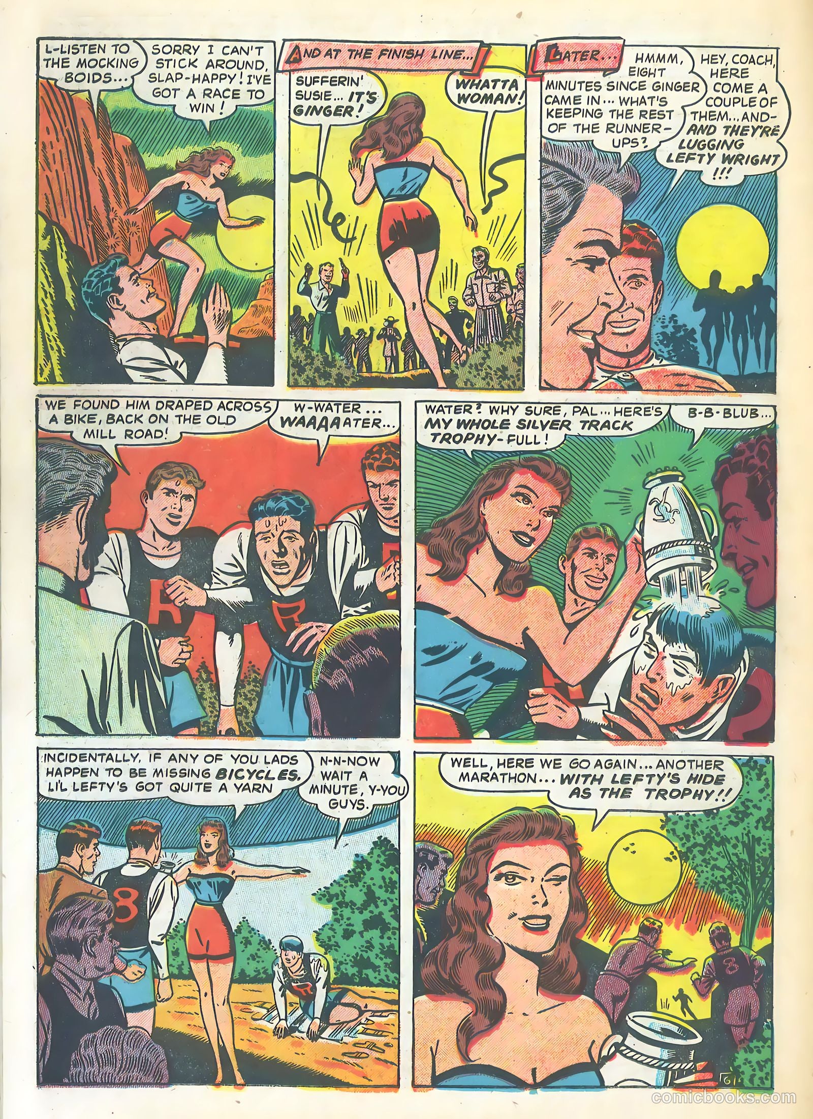 School-Day Romances #4 (1950) — page 16 of 36