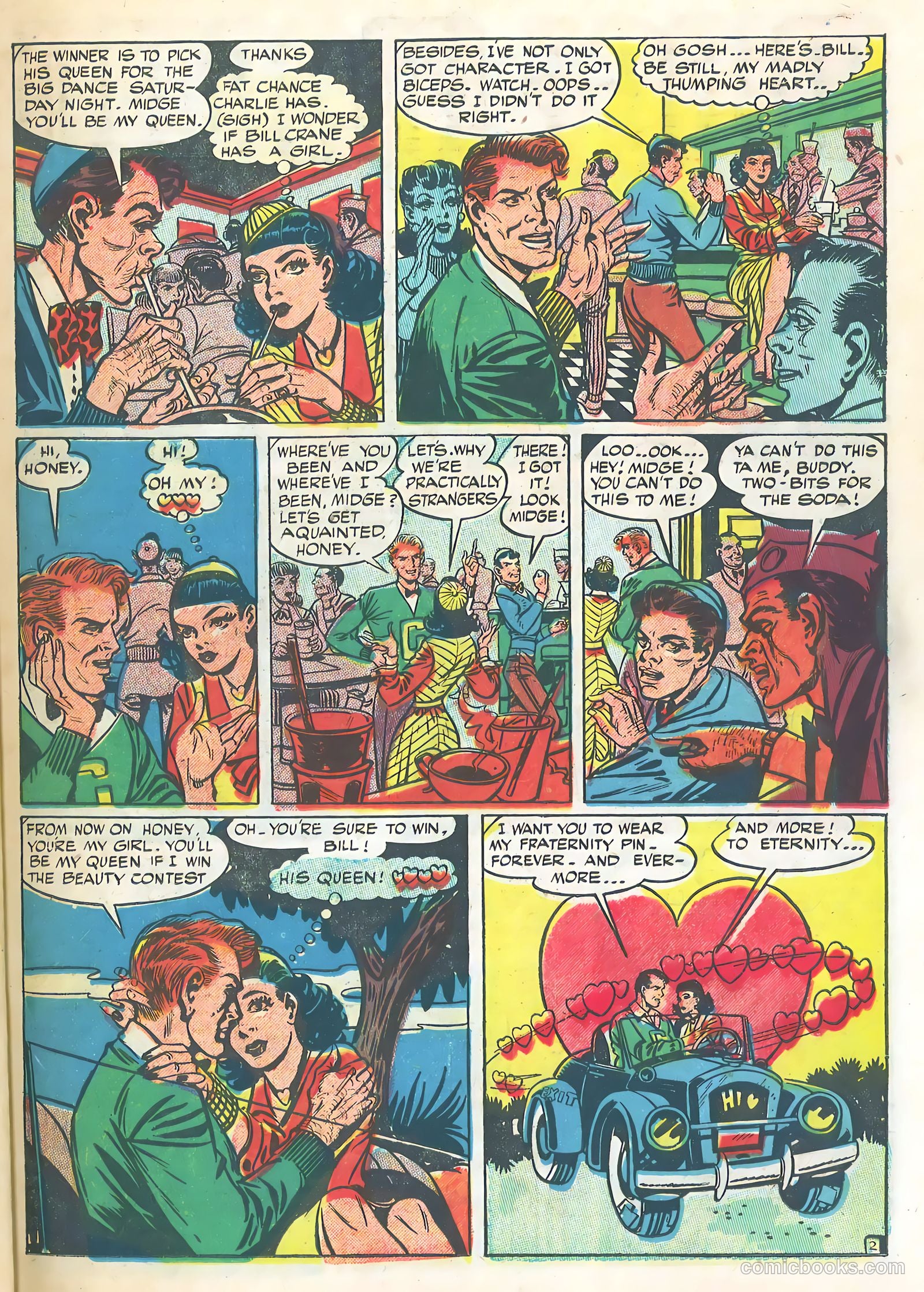 School-Day Romances #4 (1950) — page 21 of 36