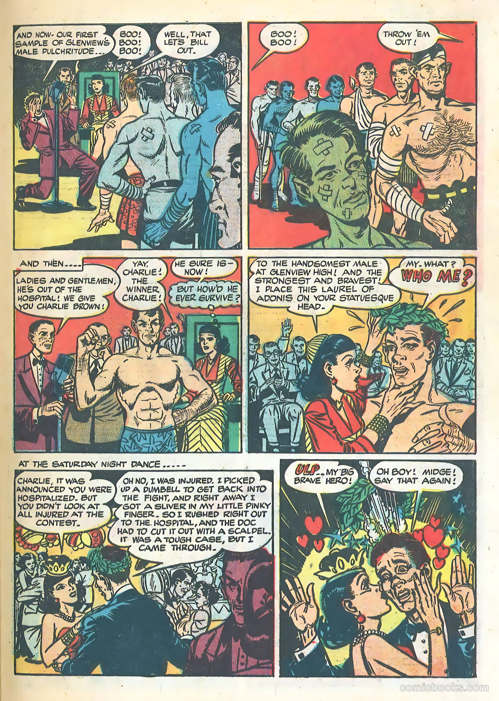 School-Day Romances #4 (1950) — page 25 of 36