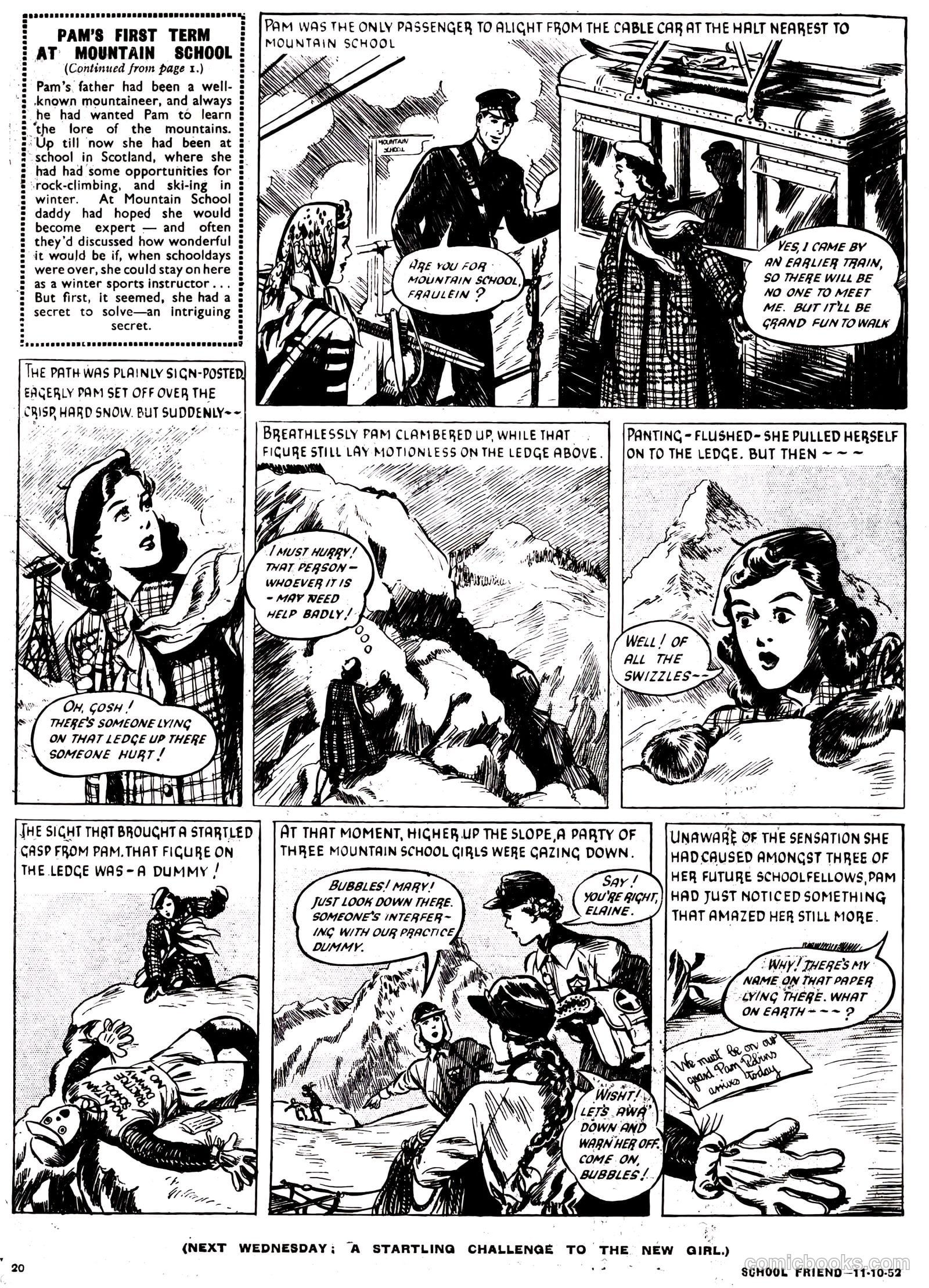 School Friend #126 (1952) — page 20 of 20