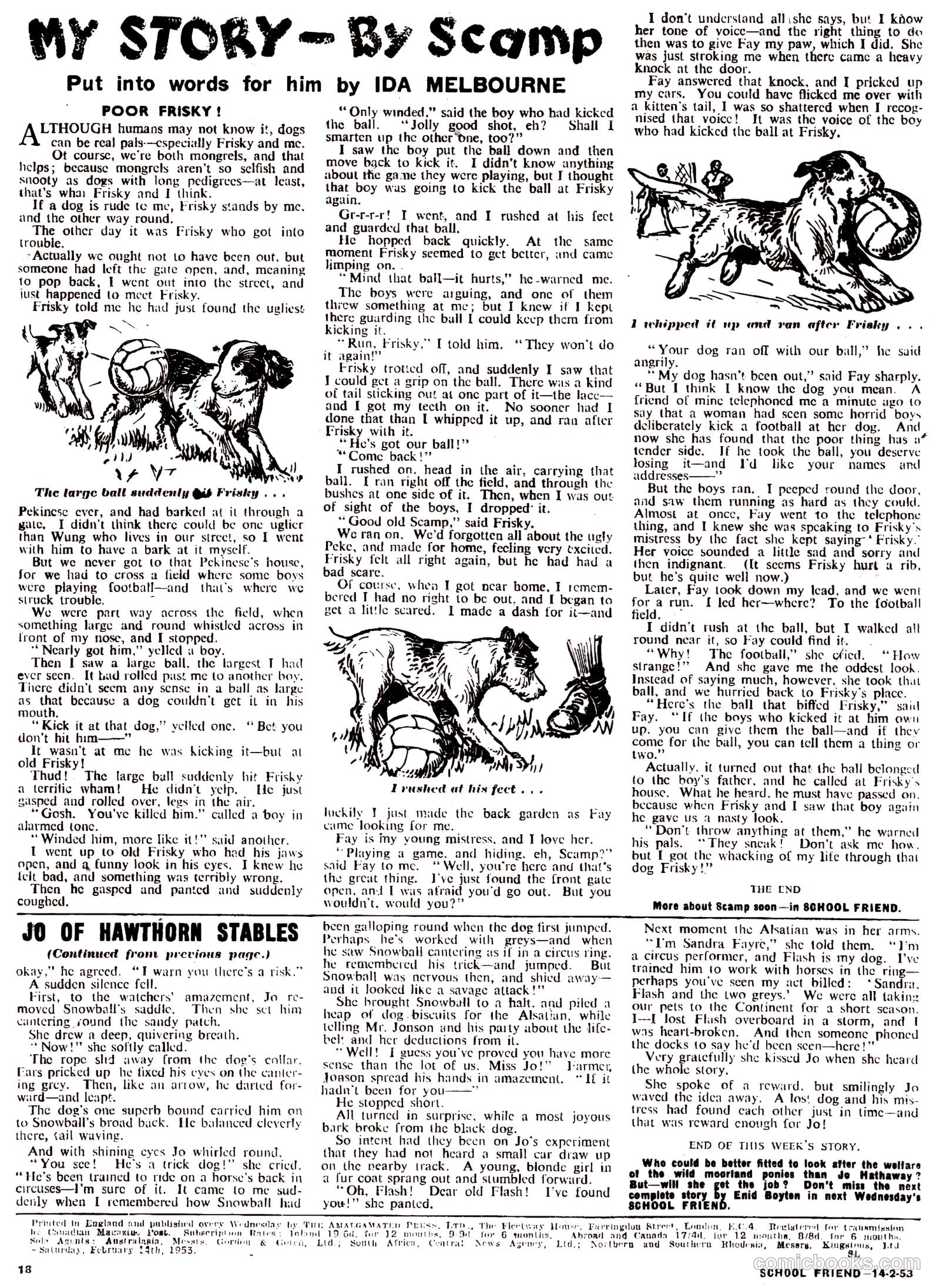 School Friend #144 (1953) — page 18 of 20