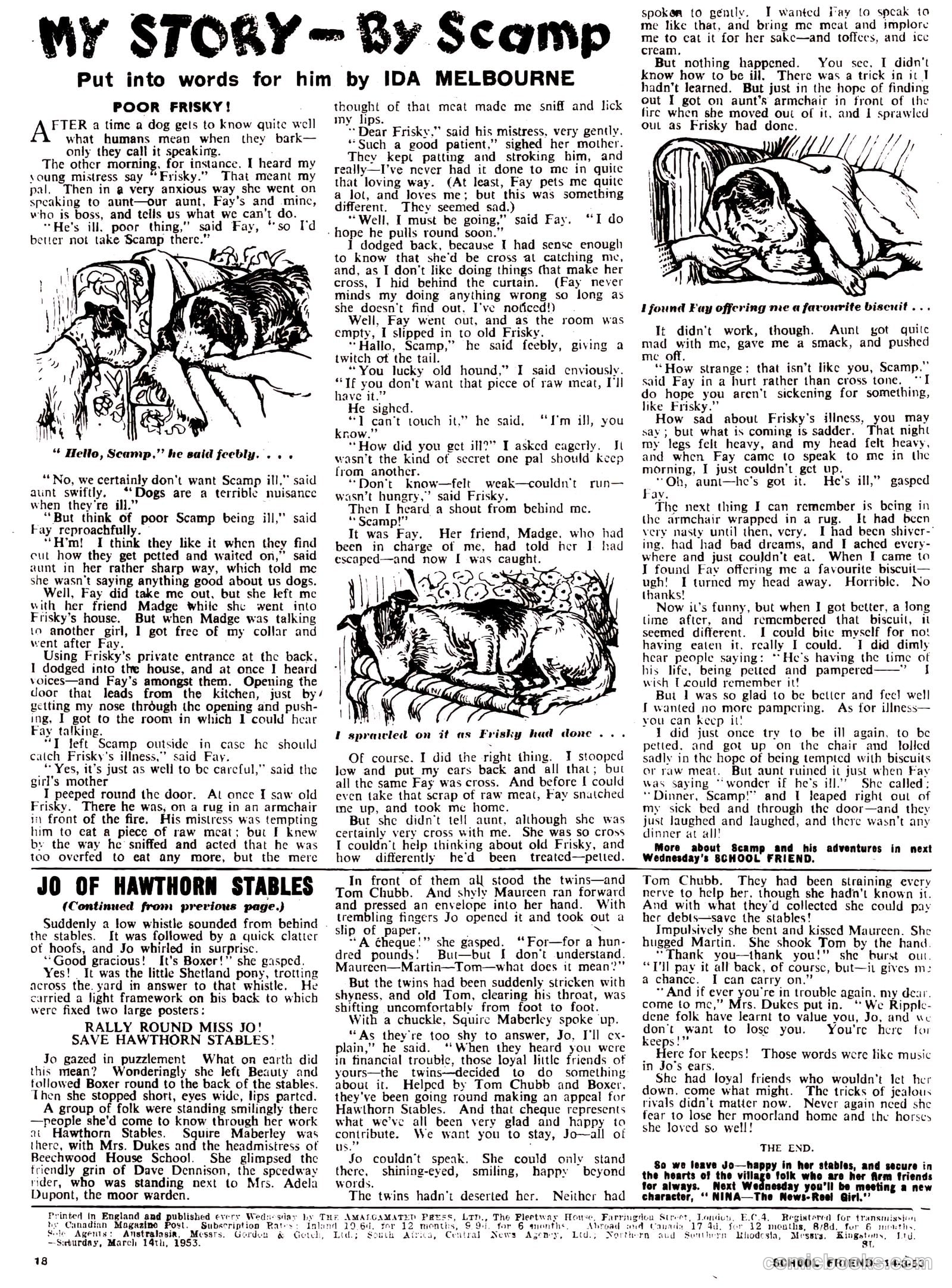 School Friend #148 (1953) — page 18 of 20