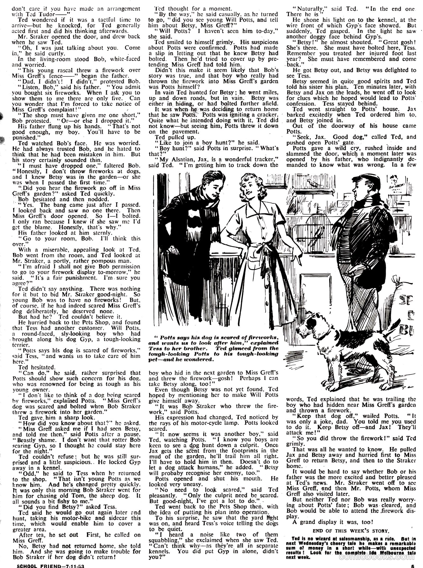 School Friend #182 (1953) — page 5 of 20