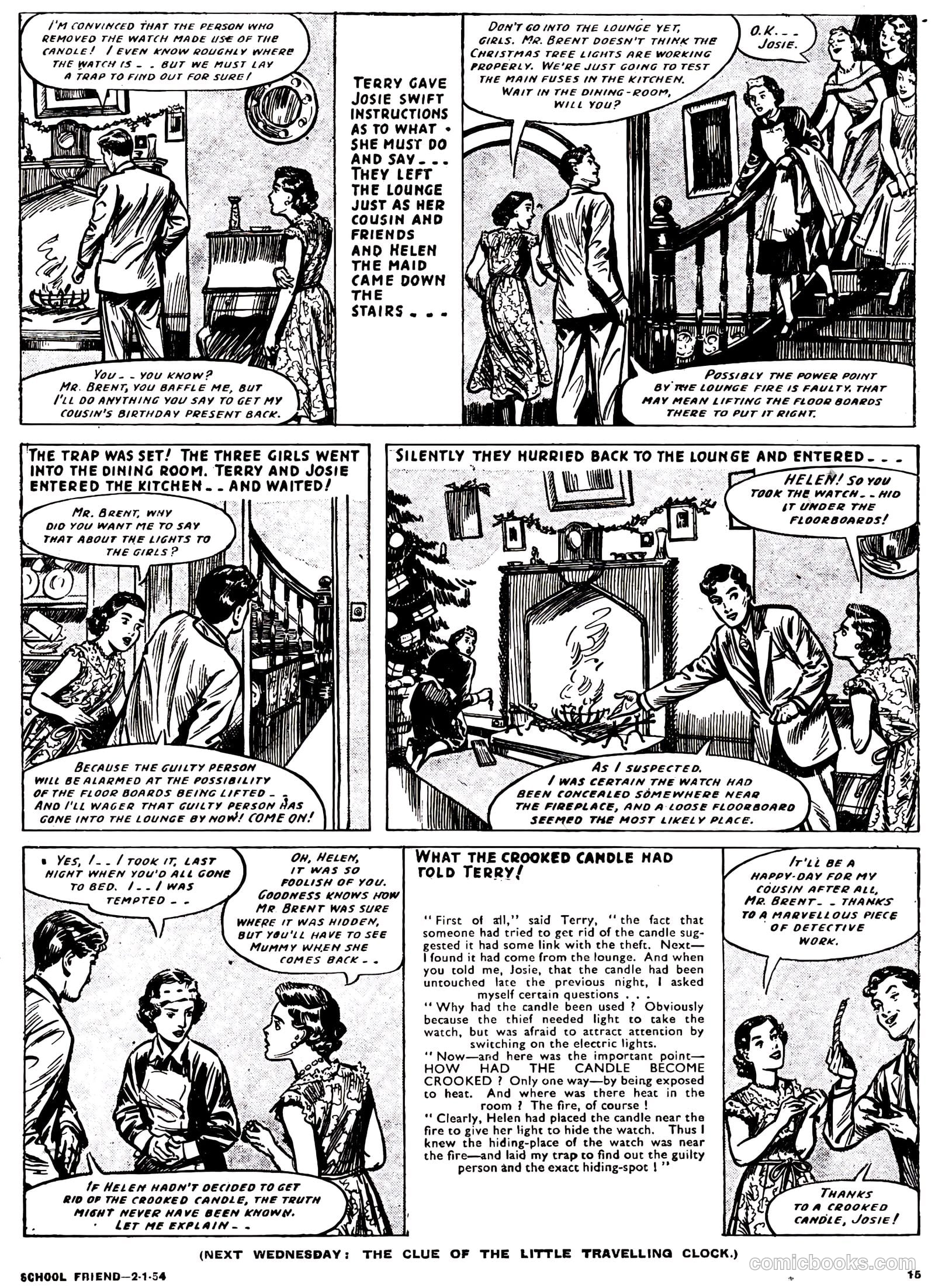 School Friend #190 (1954) — page 15 of 20