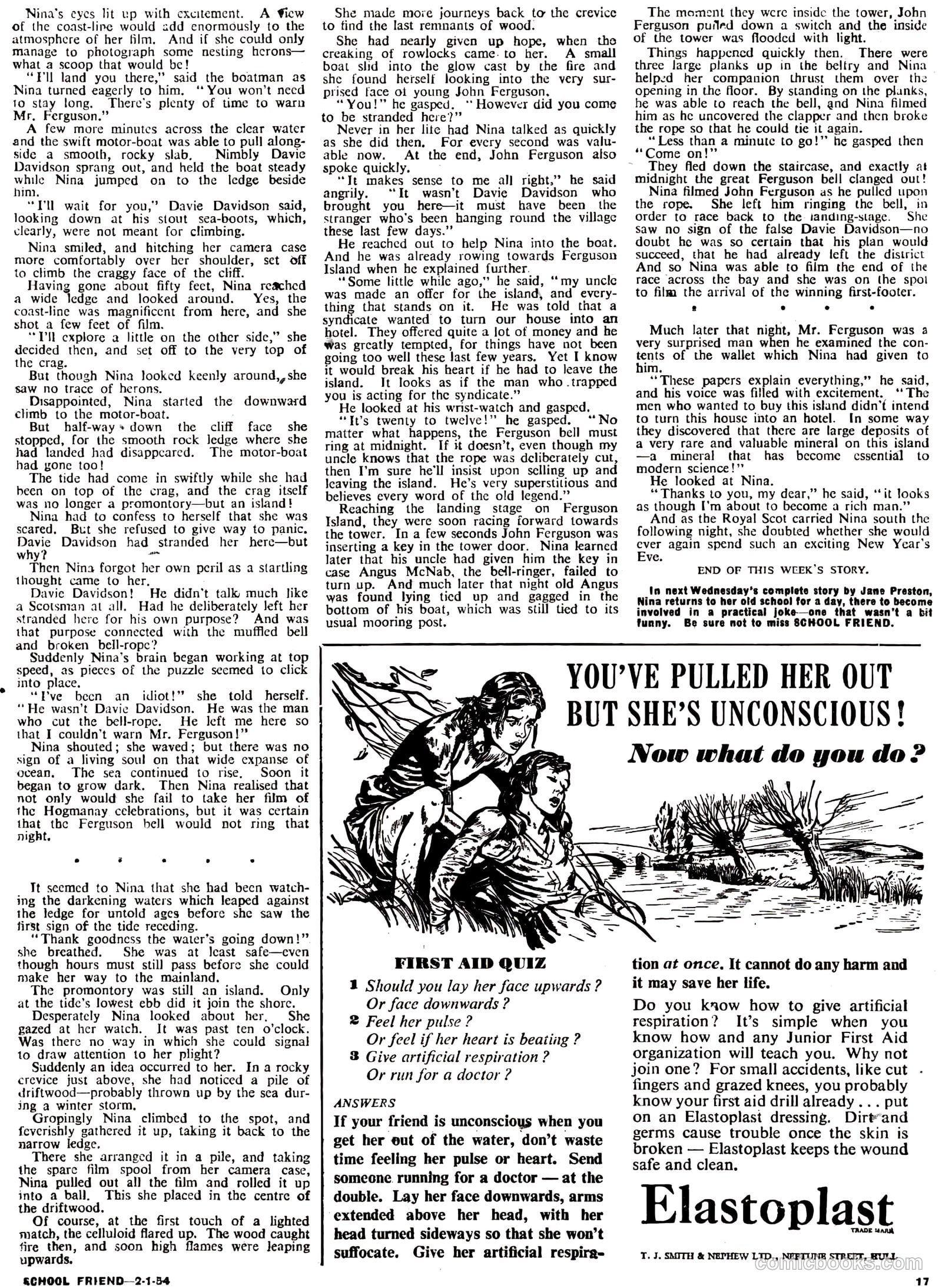 School Friend #190 (1954) — page 17 of 20
