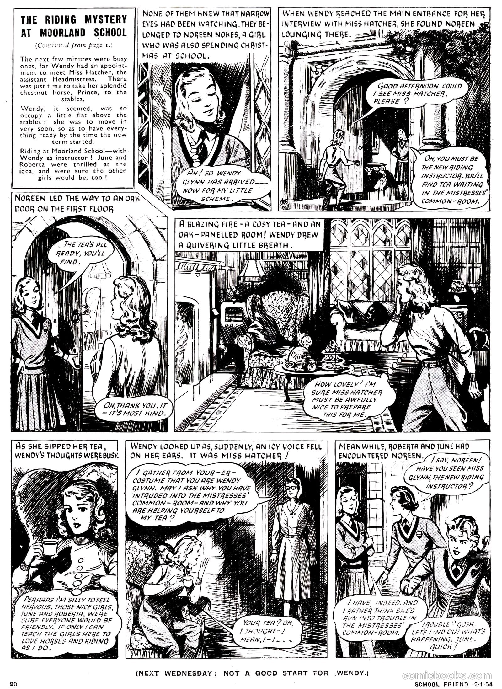 School Friend #190 (1954) — page 20 of 20
