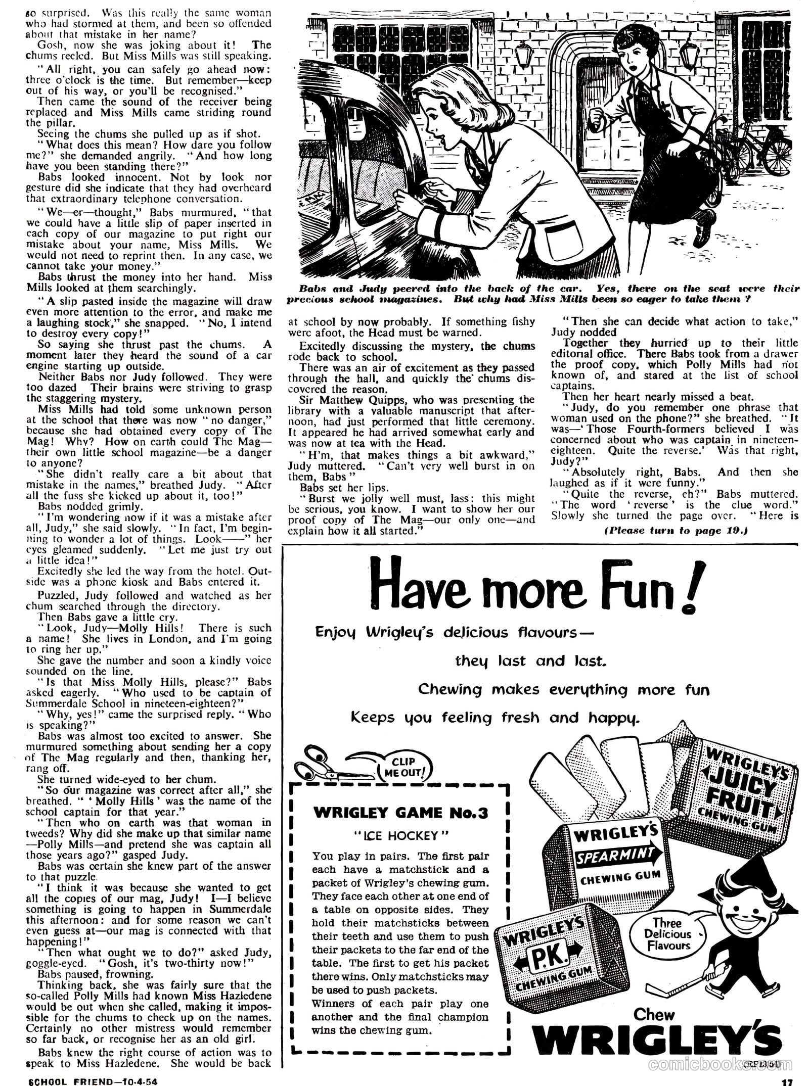 School Friend #204 (1954) — page 17 of 20