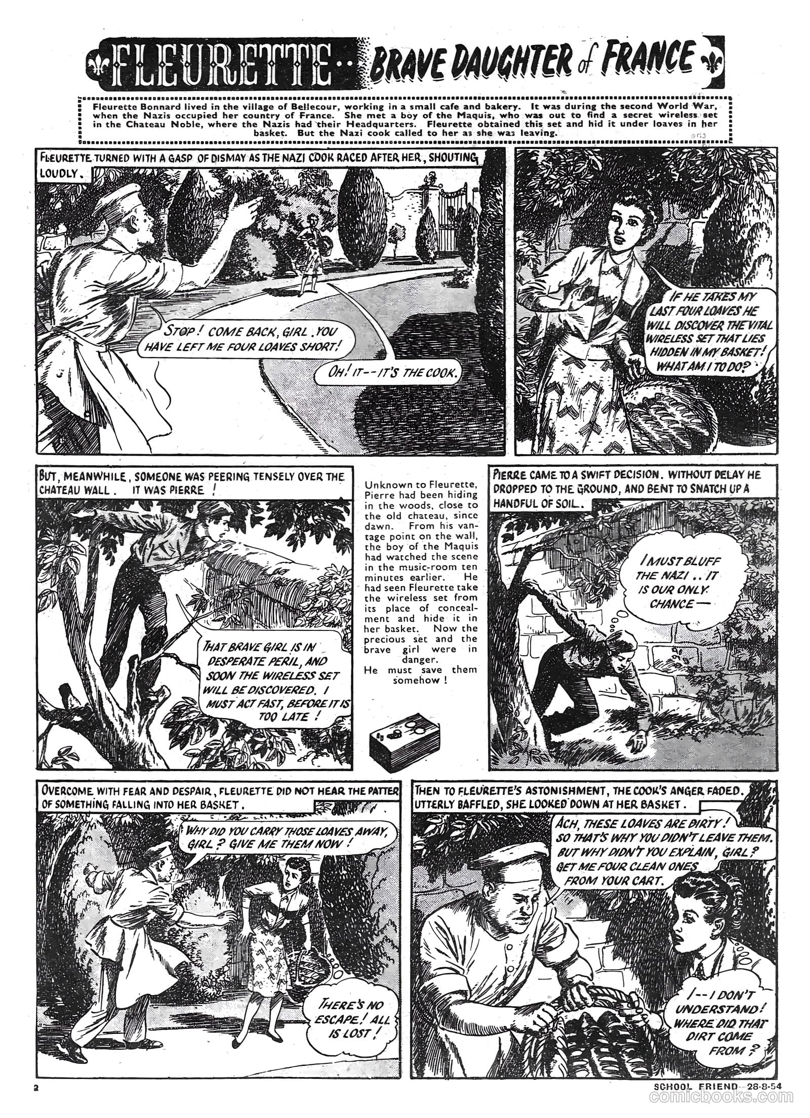School Friend #224 (1954) — page 2 of 20