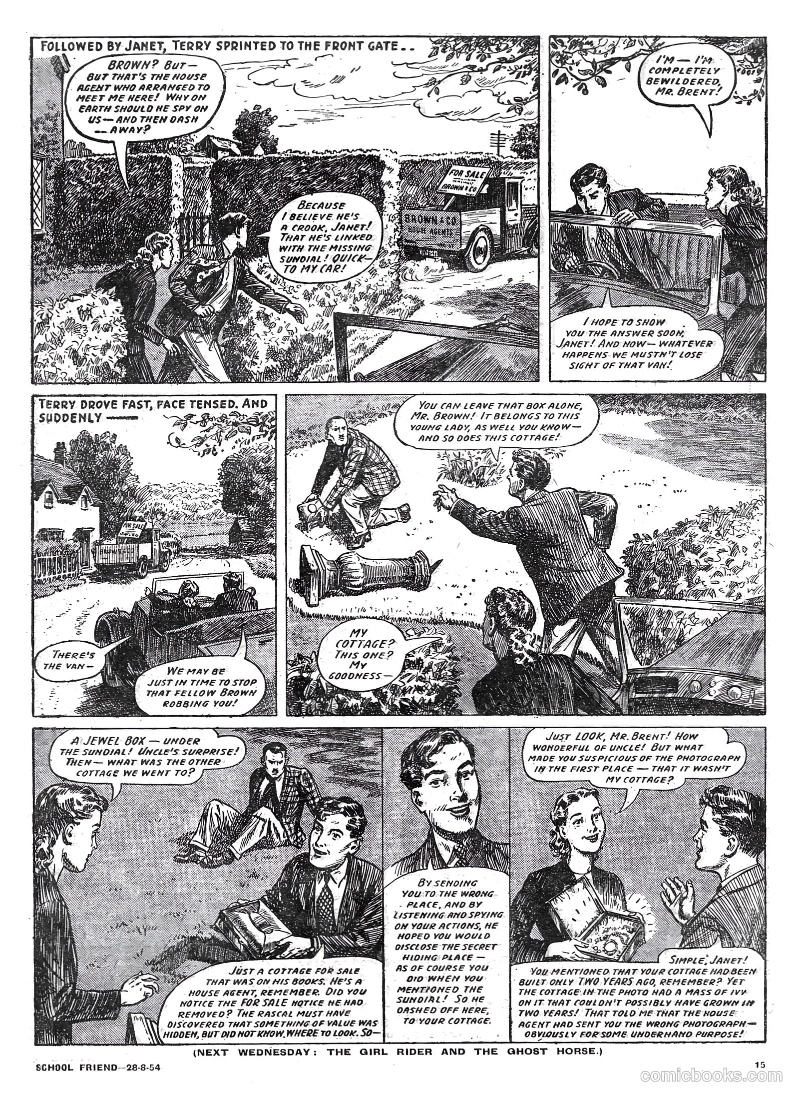 School Friend #224 (1954) — page 15 of 20