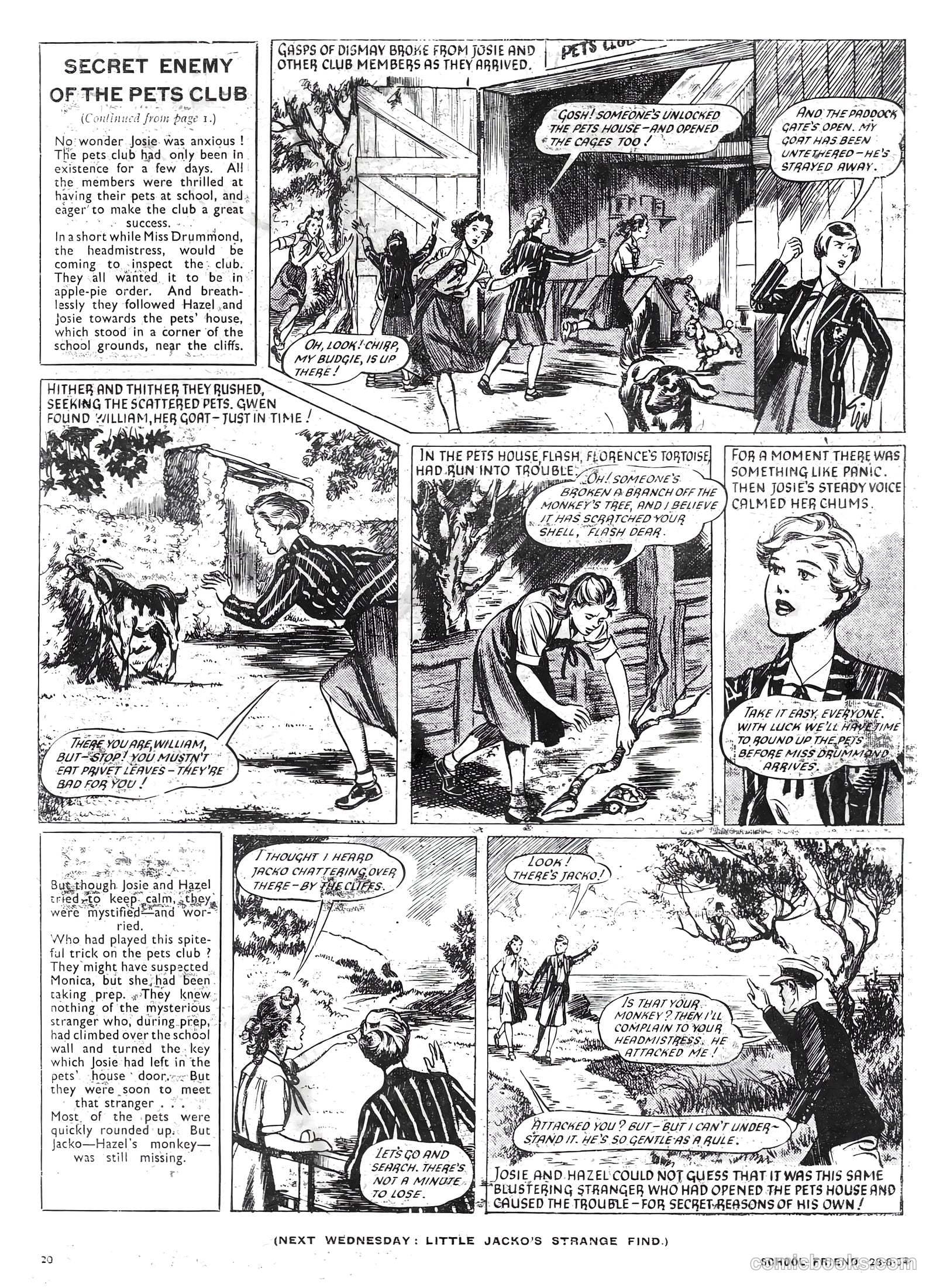School Friend #224 (1954) — page 20 of 20