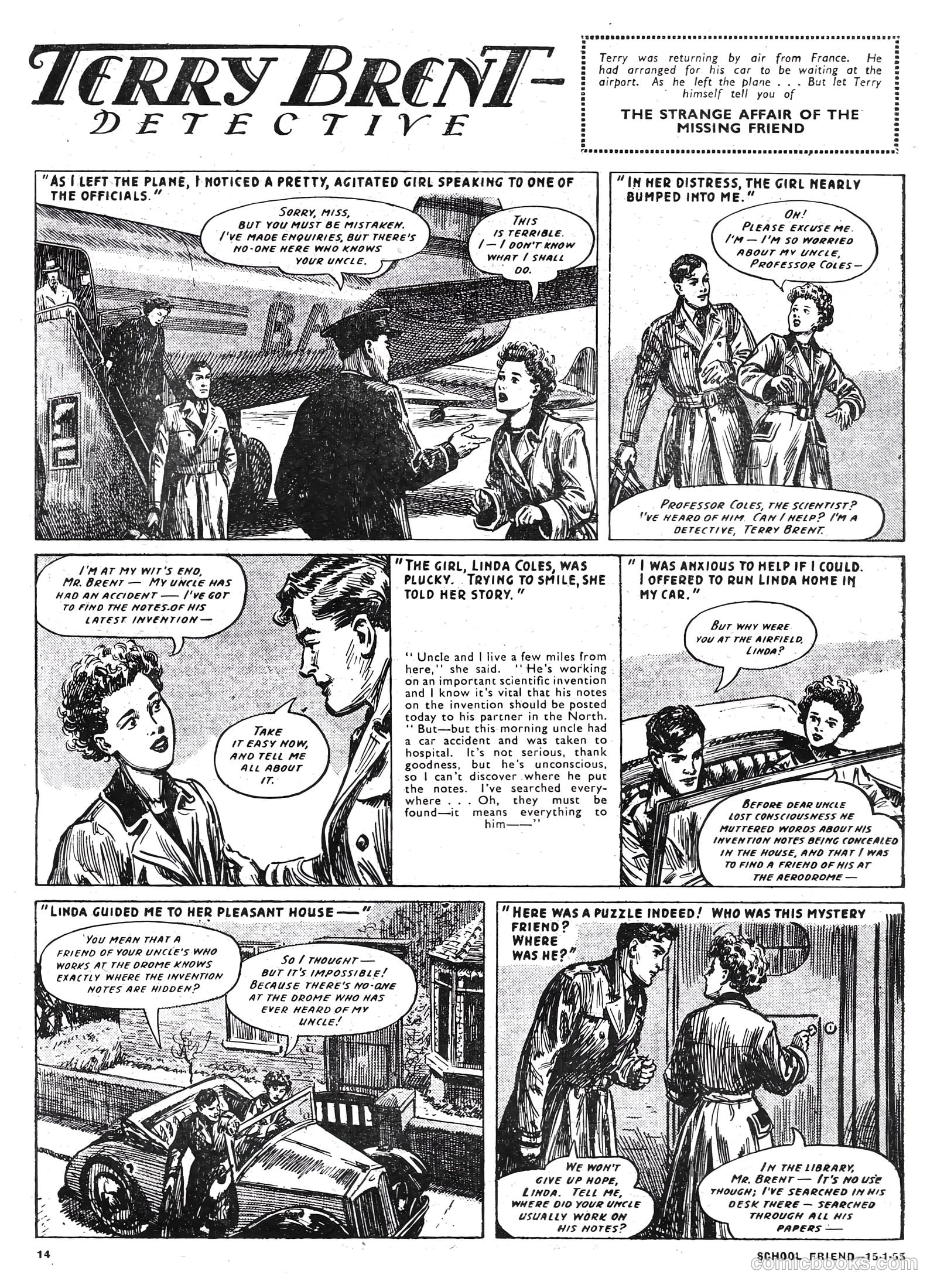 School Friend #244 (1955) — page 14 of 20
