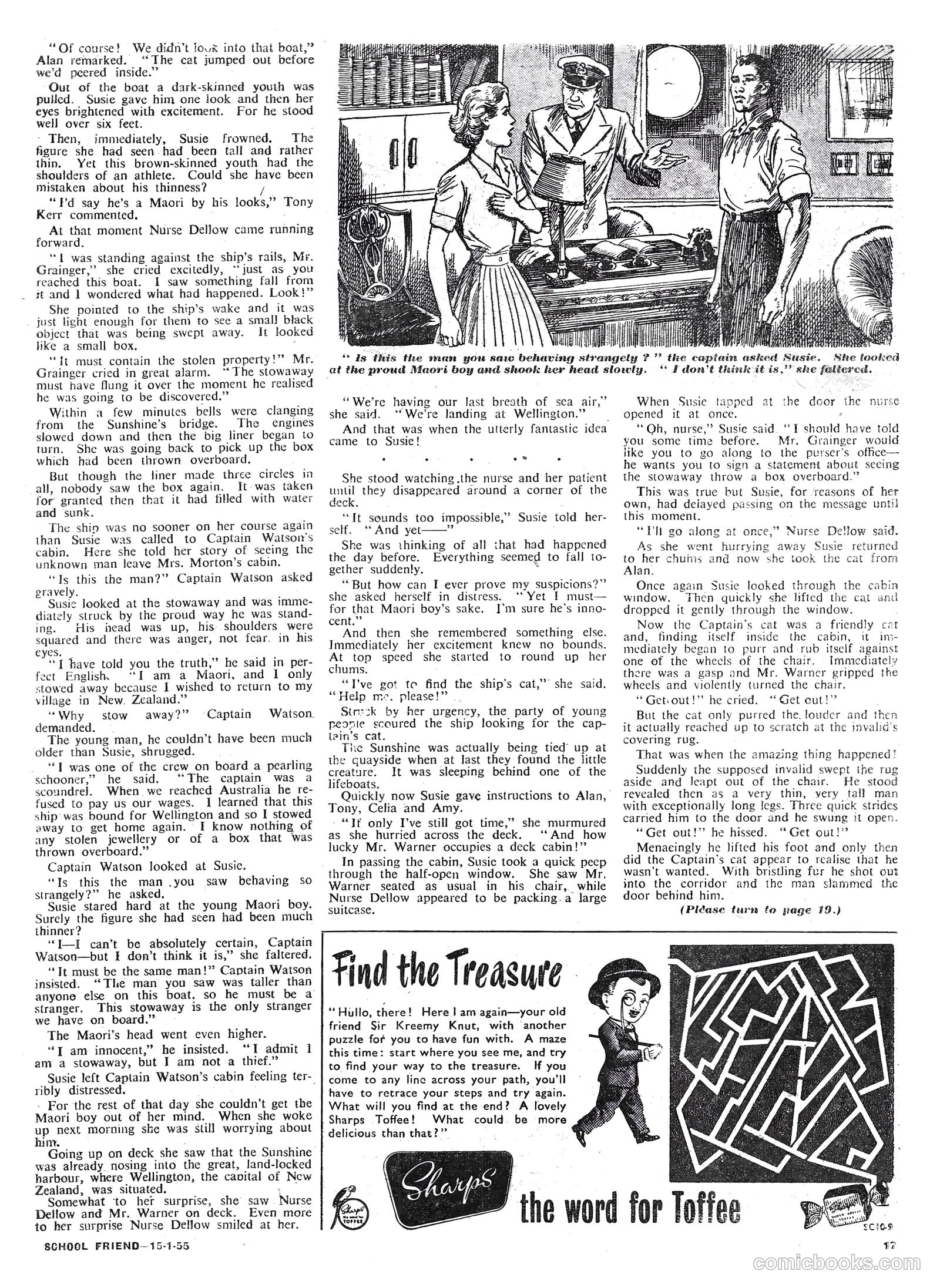 School Friend #244 (1955) — page 17 of 20