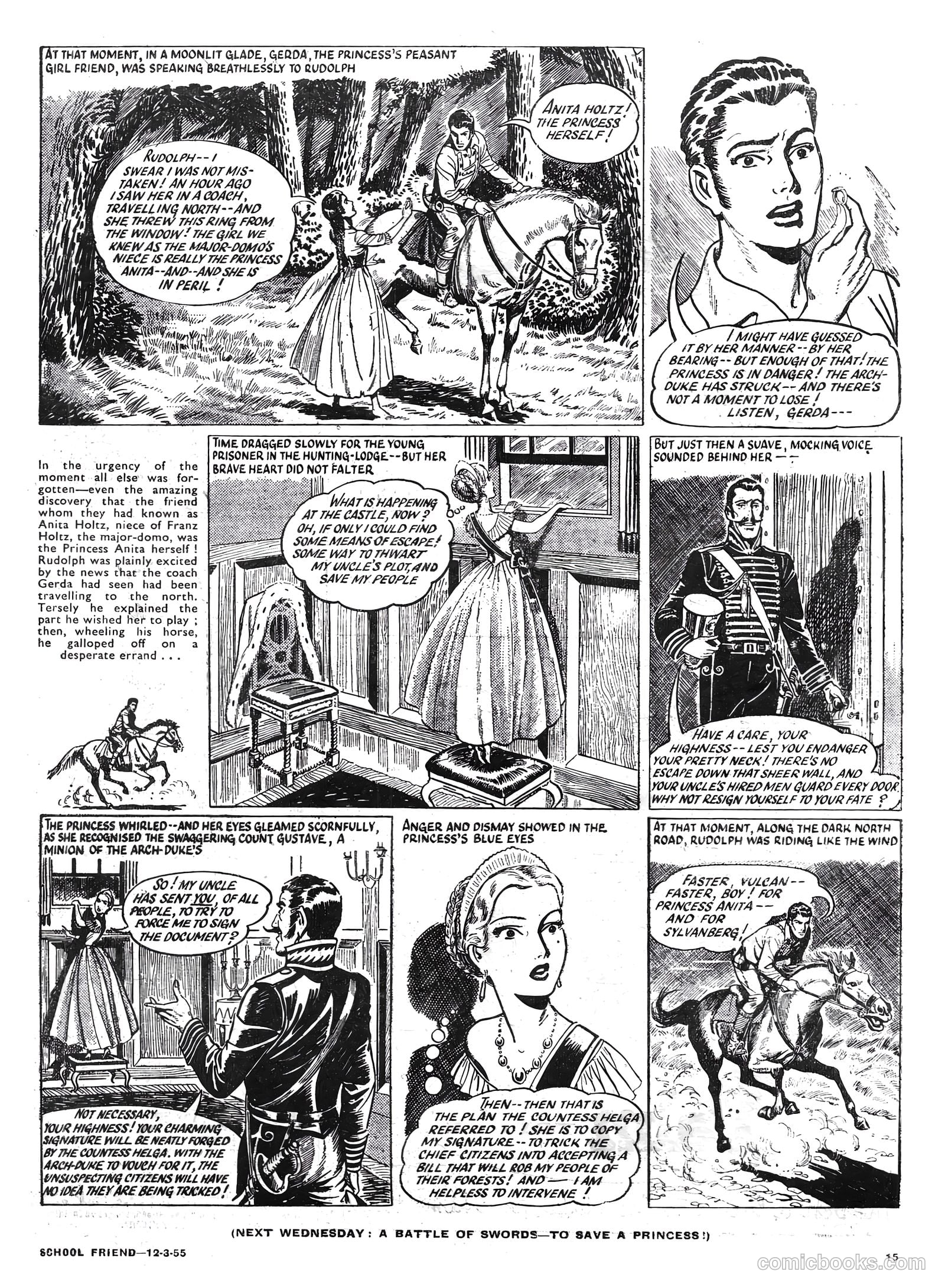 School Friend #252 (1955) — page 15 of 24