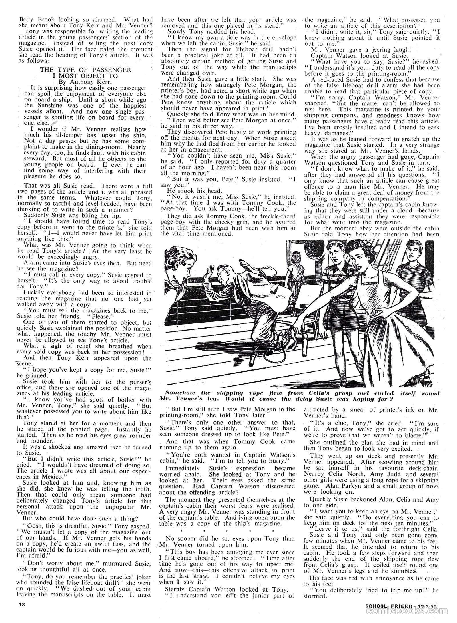 School Friend #252 (1955) — page 18 of 24