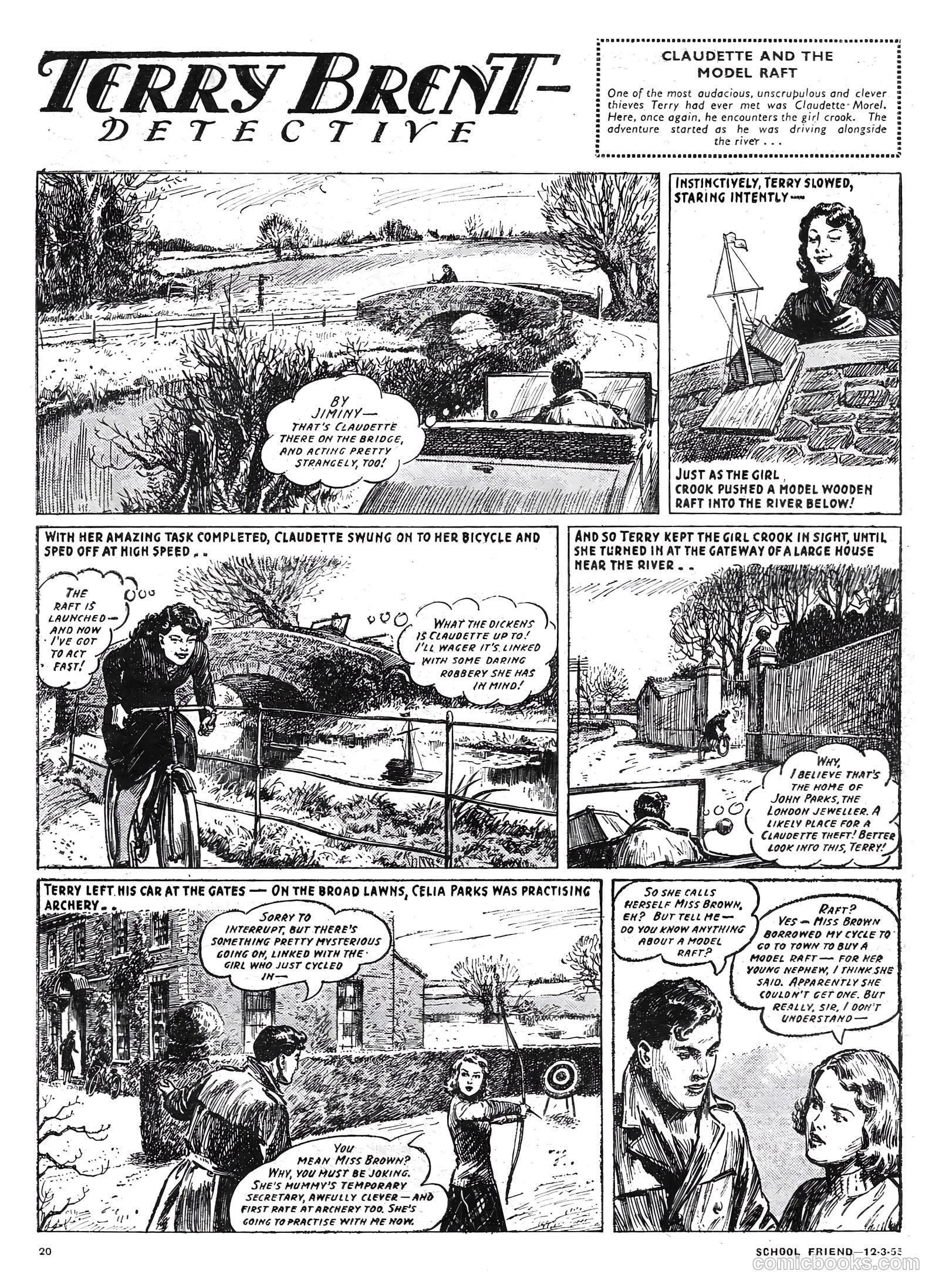 School Friend #252 (1955) — page 20 of 24