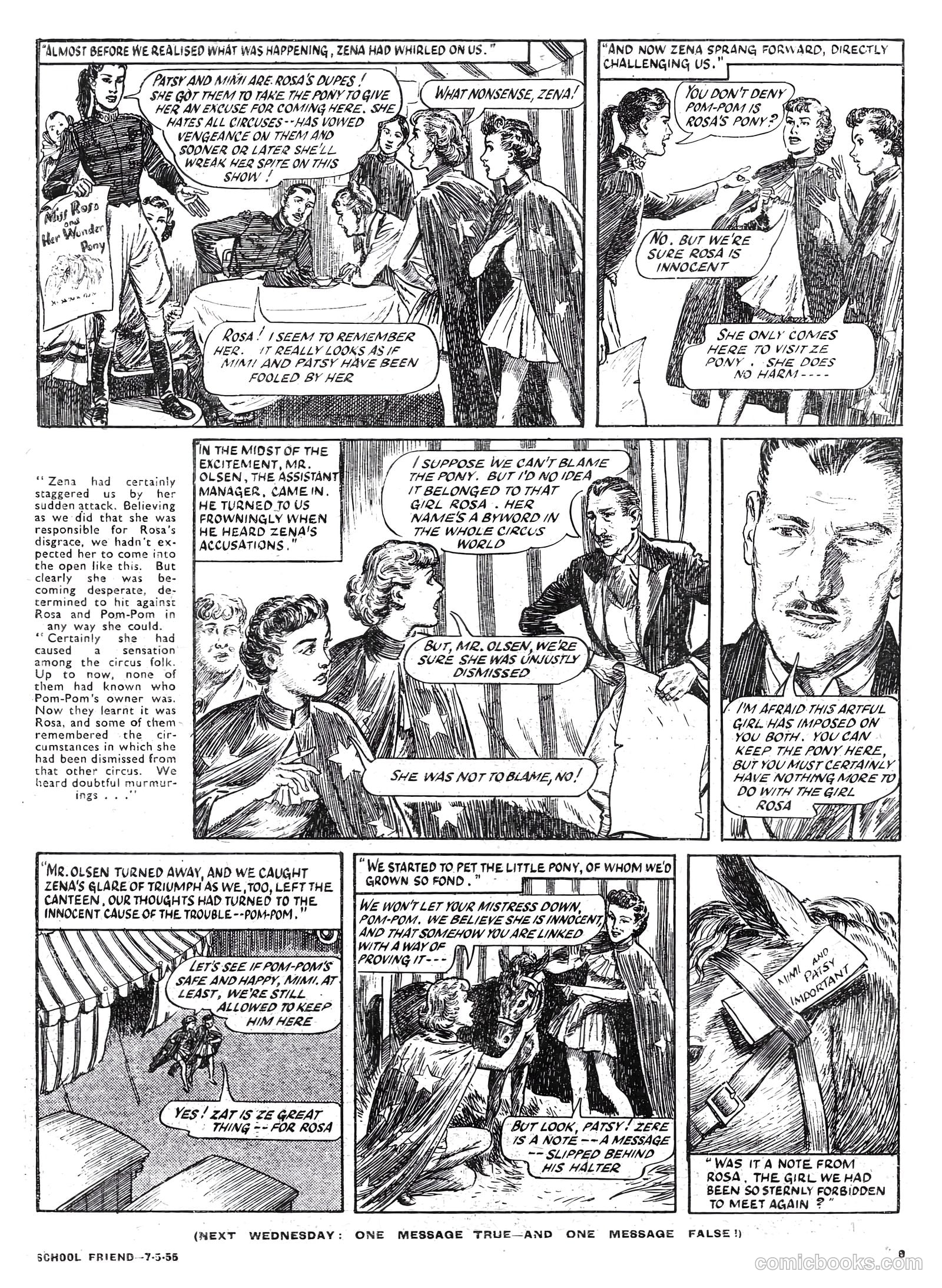 School Friend #260 (1955) — page 9 of 24