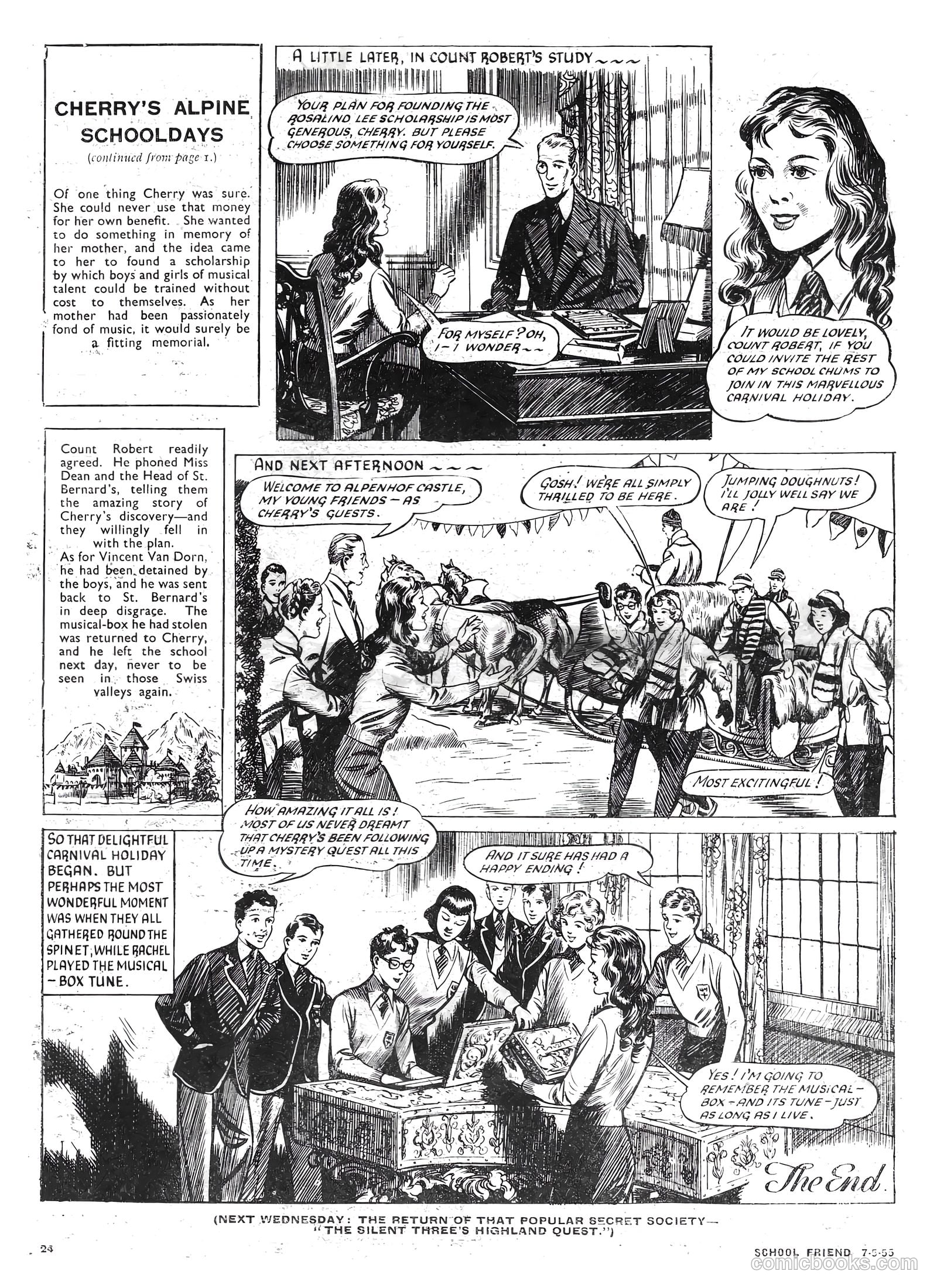 School Friend #260 (1955) — page 24 of 24