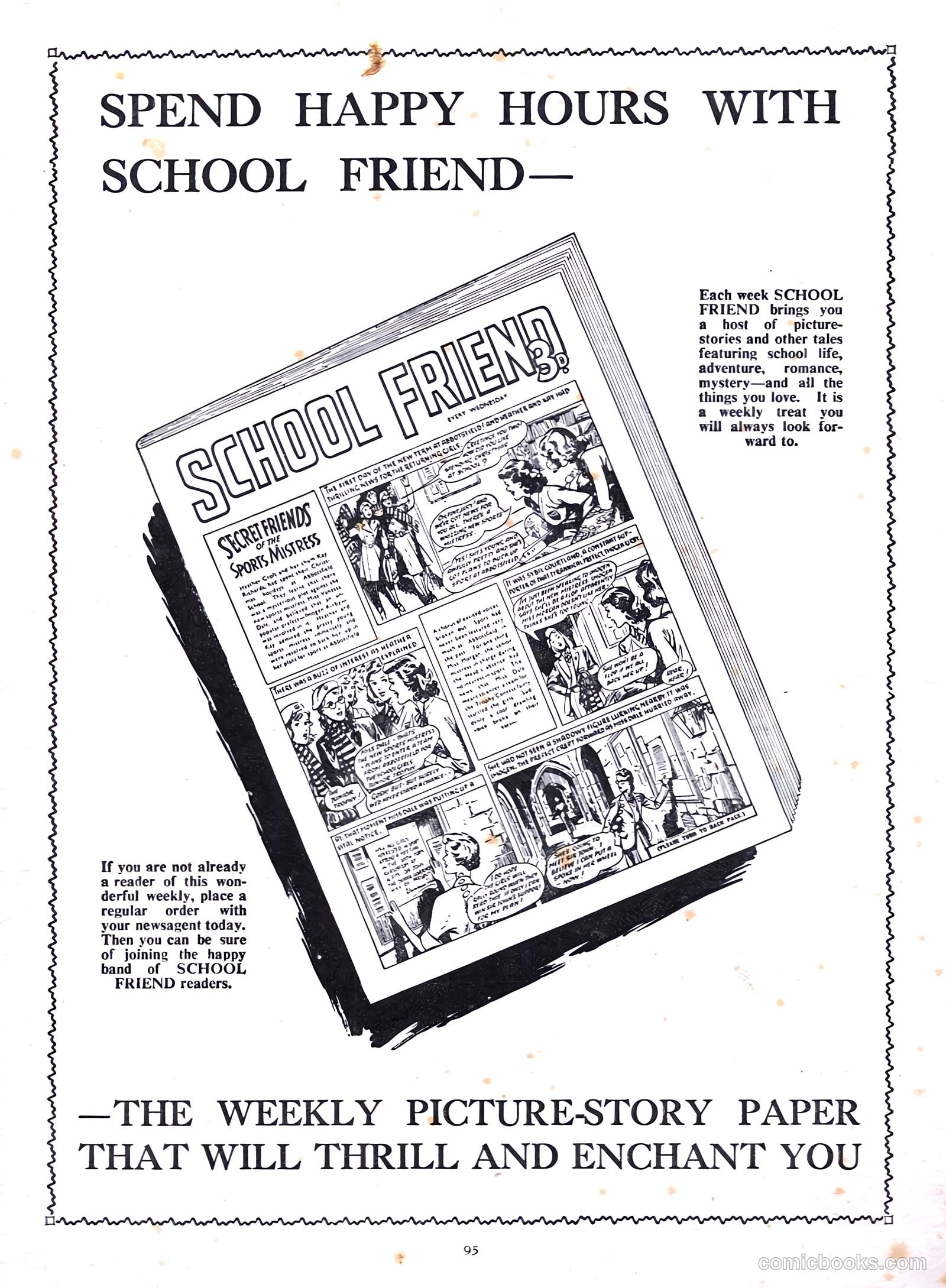 School Friend Annual #1953 (1953) — page 92 of 93