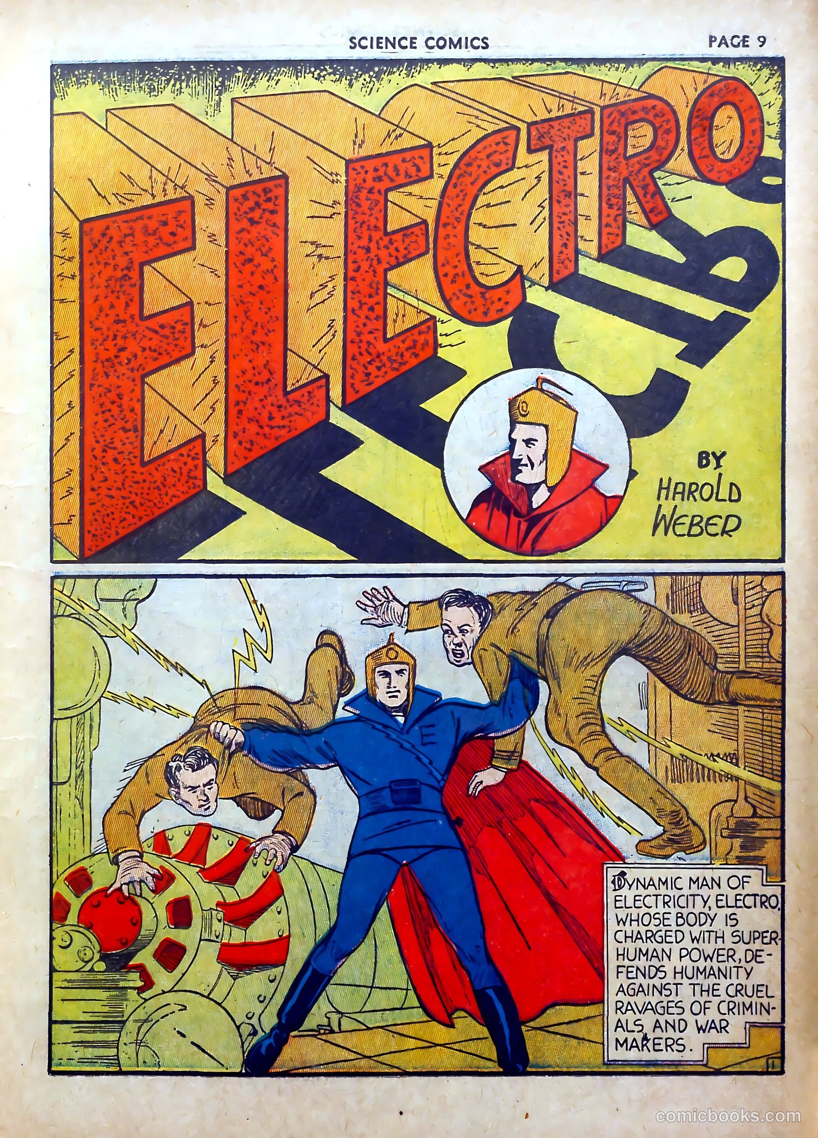 Science Comics #1 (1940) — page 10 of 62