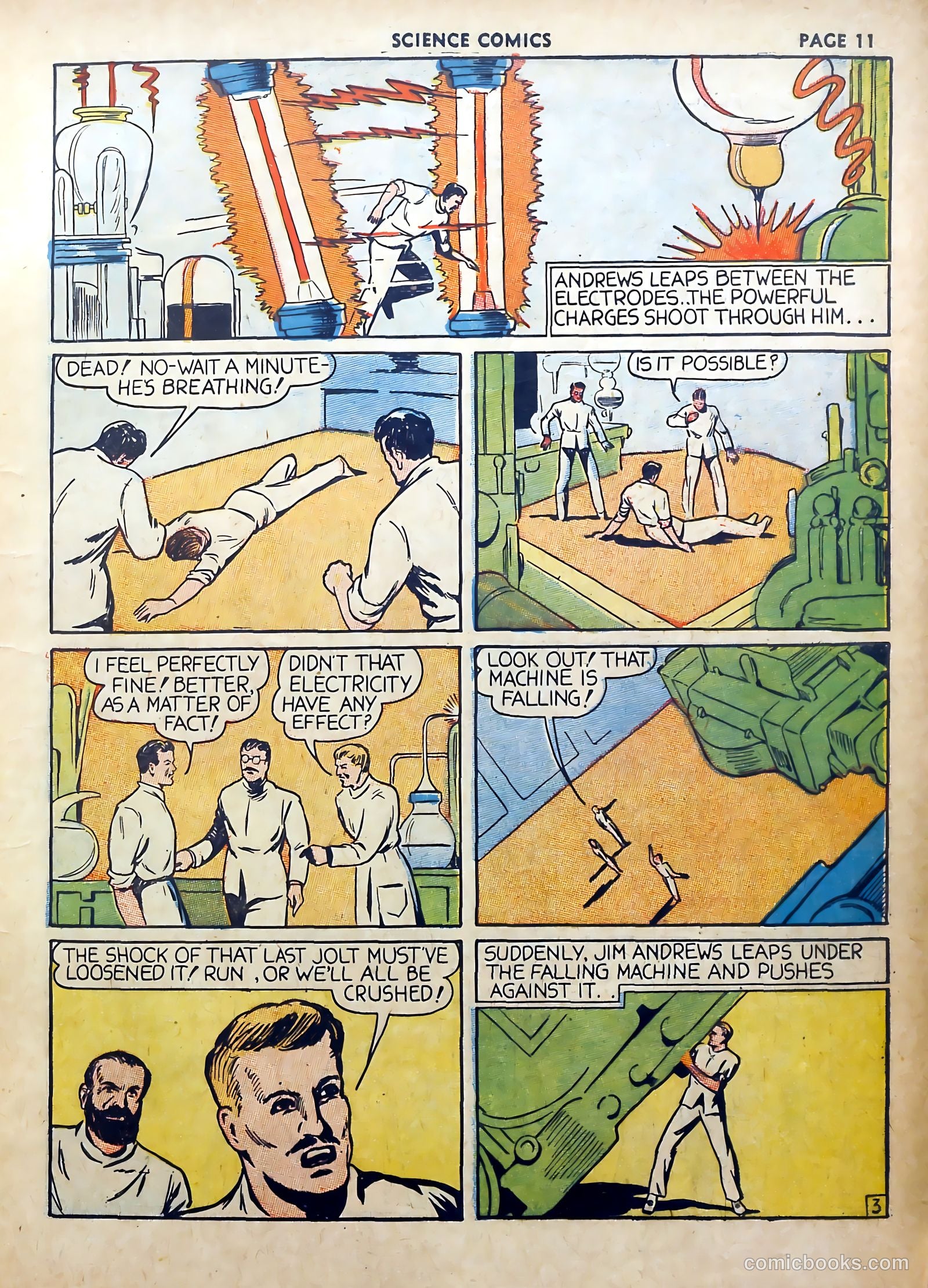 Science Comics #1 (1940) — page 12 of 62