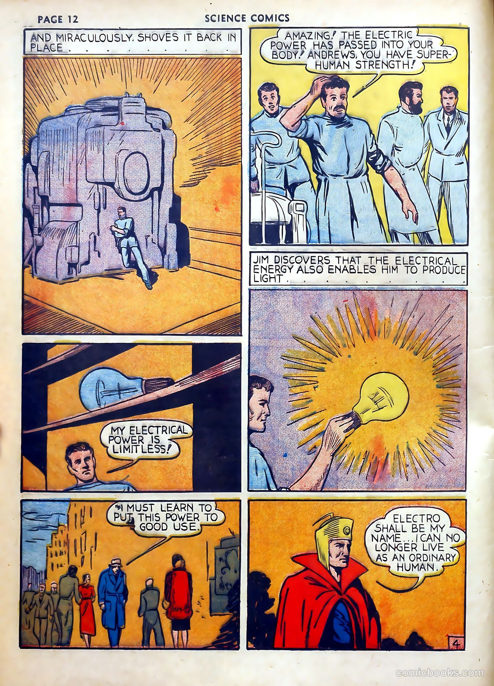 Science Comics #1 (1940) — page 13 of 62