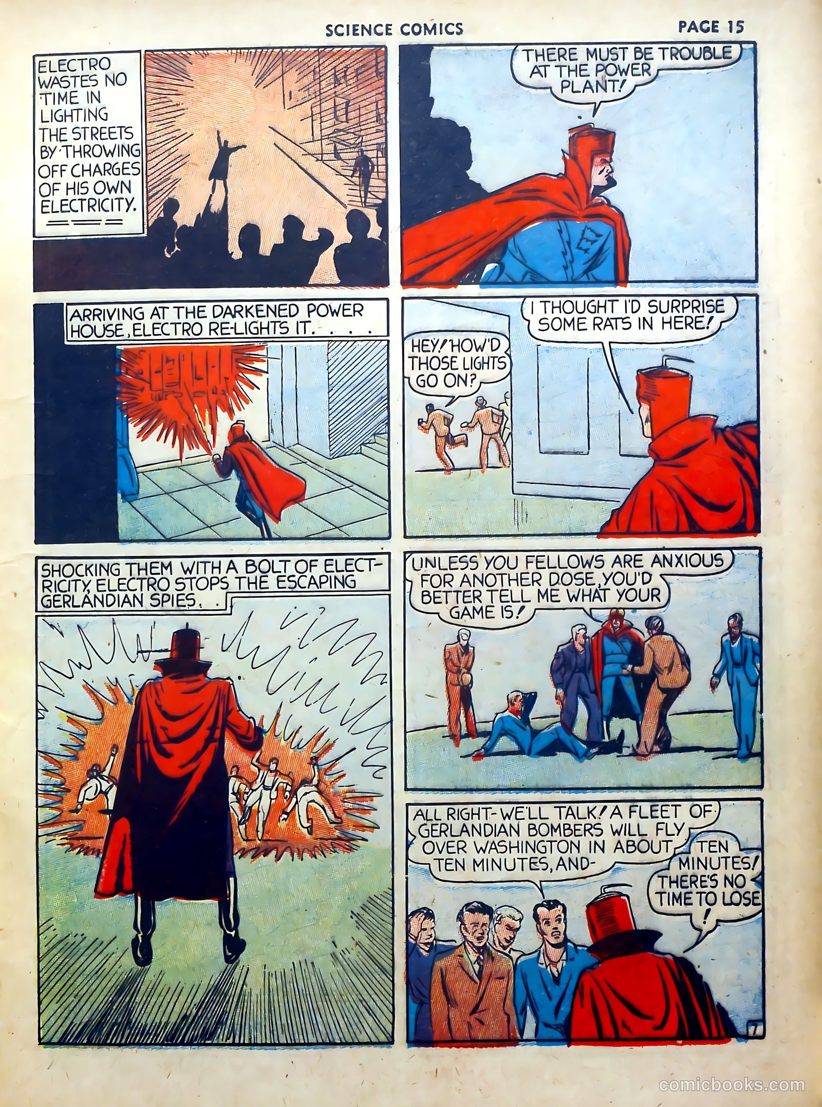 Science Comics #1 (1940) — page 16 of 62