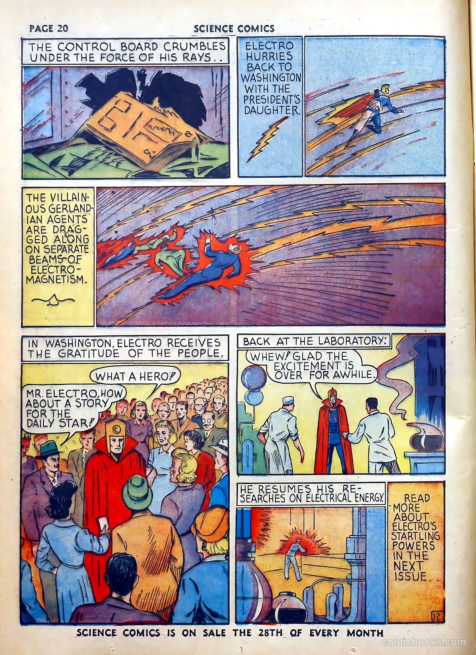 Science Comics #1 (1940) — page 21 of 62