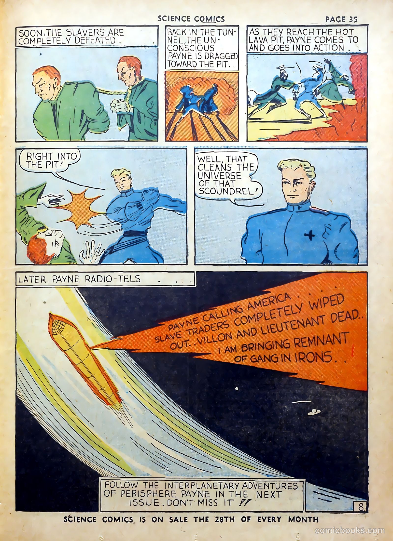 Science Comics #1 (1940) — page 32 of 62