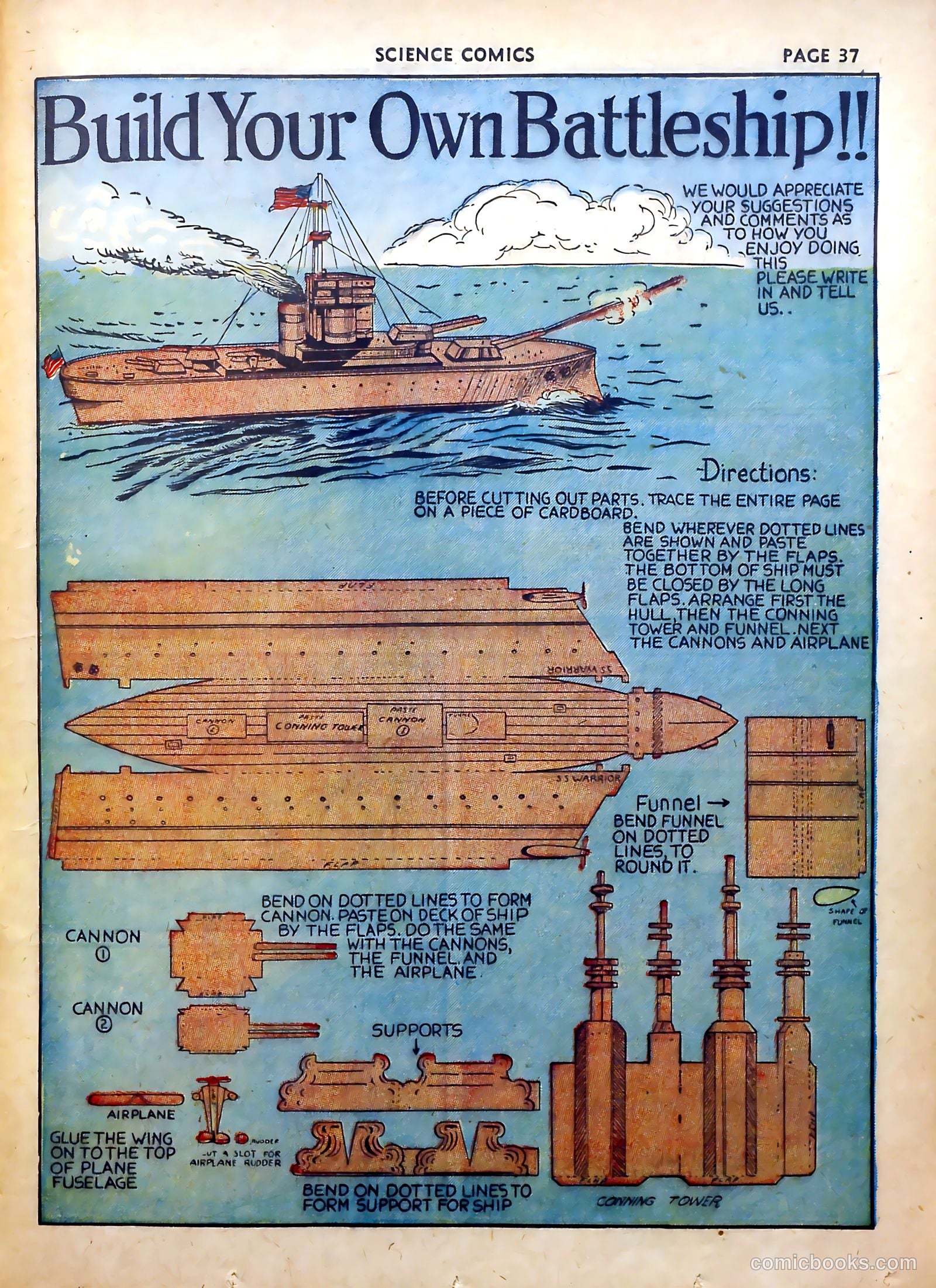 Science Comics #1 (1940) — page 34 of 62