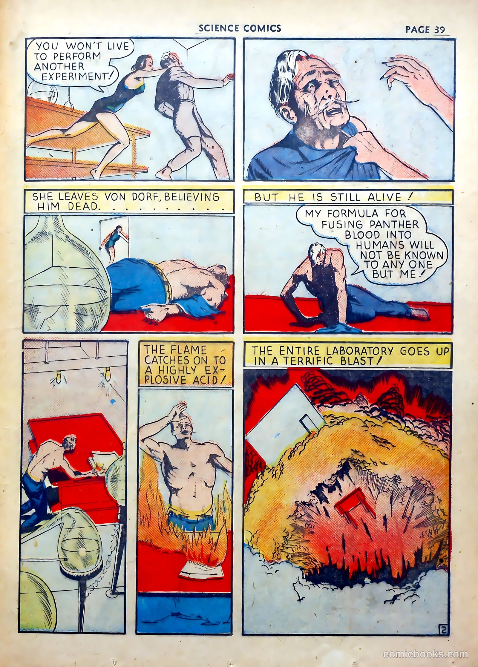 Science Comics #1 (1940) — page 36 of 62