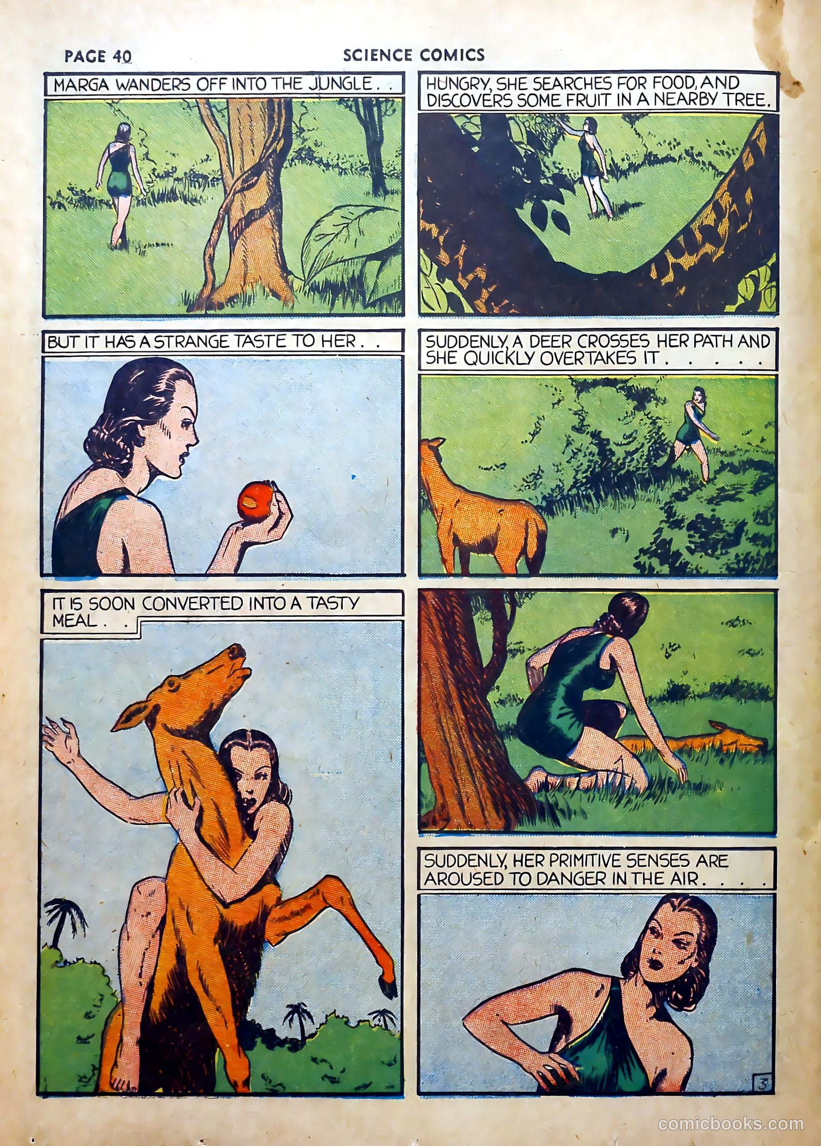Science Comics #1 (1940) — page 37 of 62