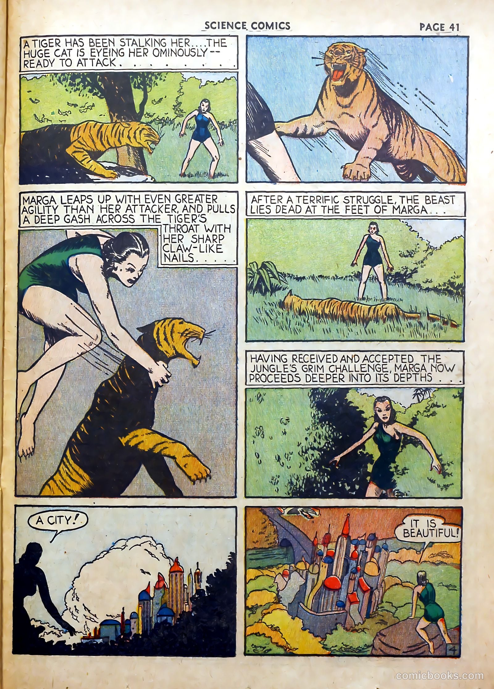 Science Comics #1 (1940) — page 38 of 62