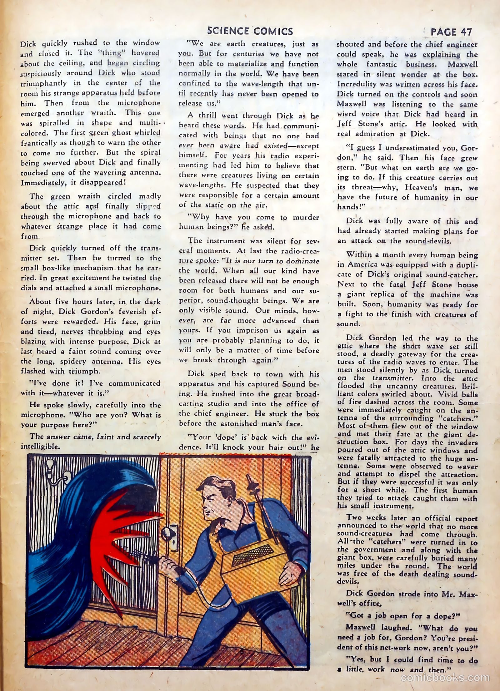 Science Comics #1 (1940) — page 44 of 62