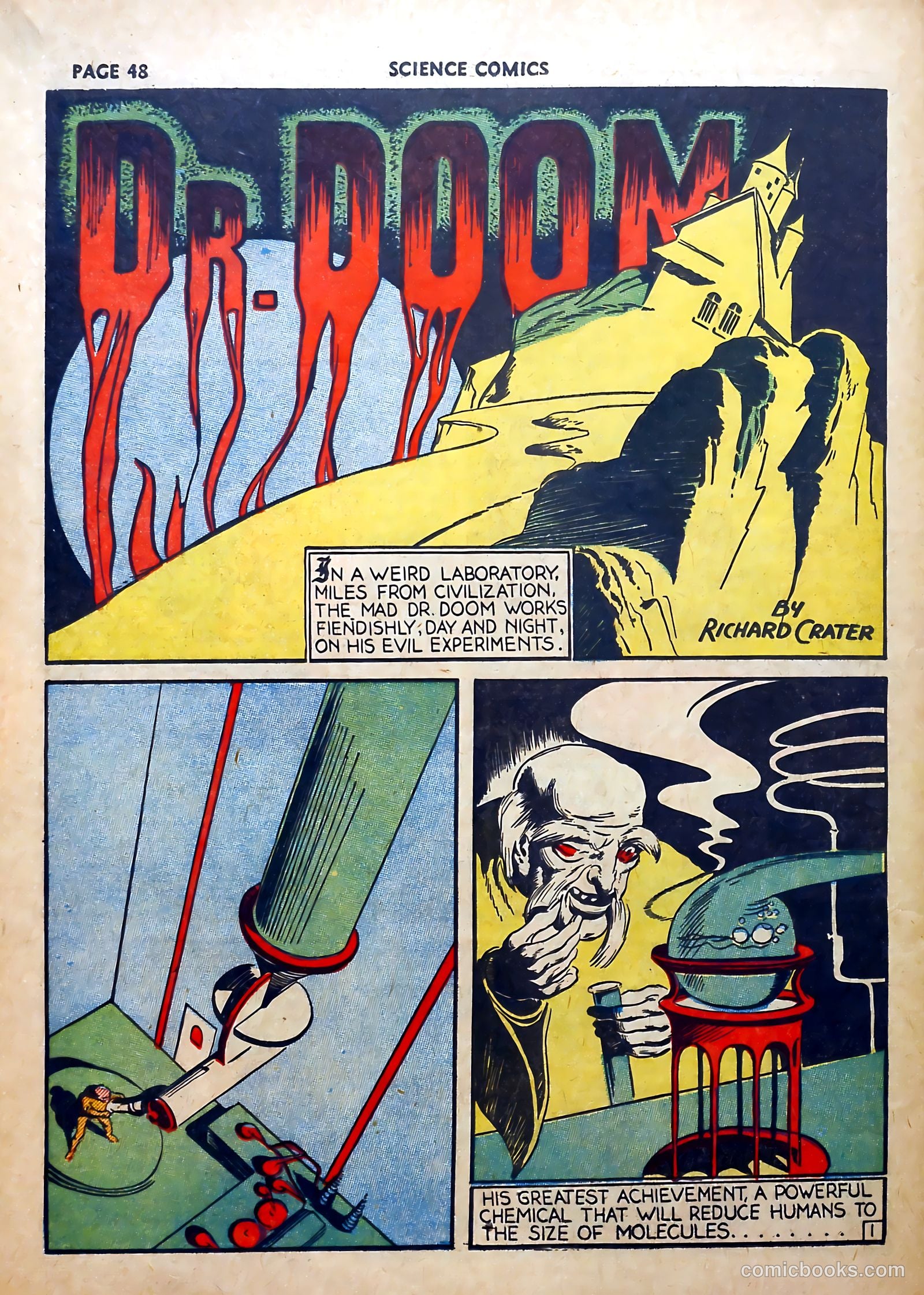 Science Comics #1 (1940) — page 45 of 62
